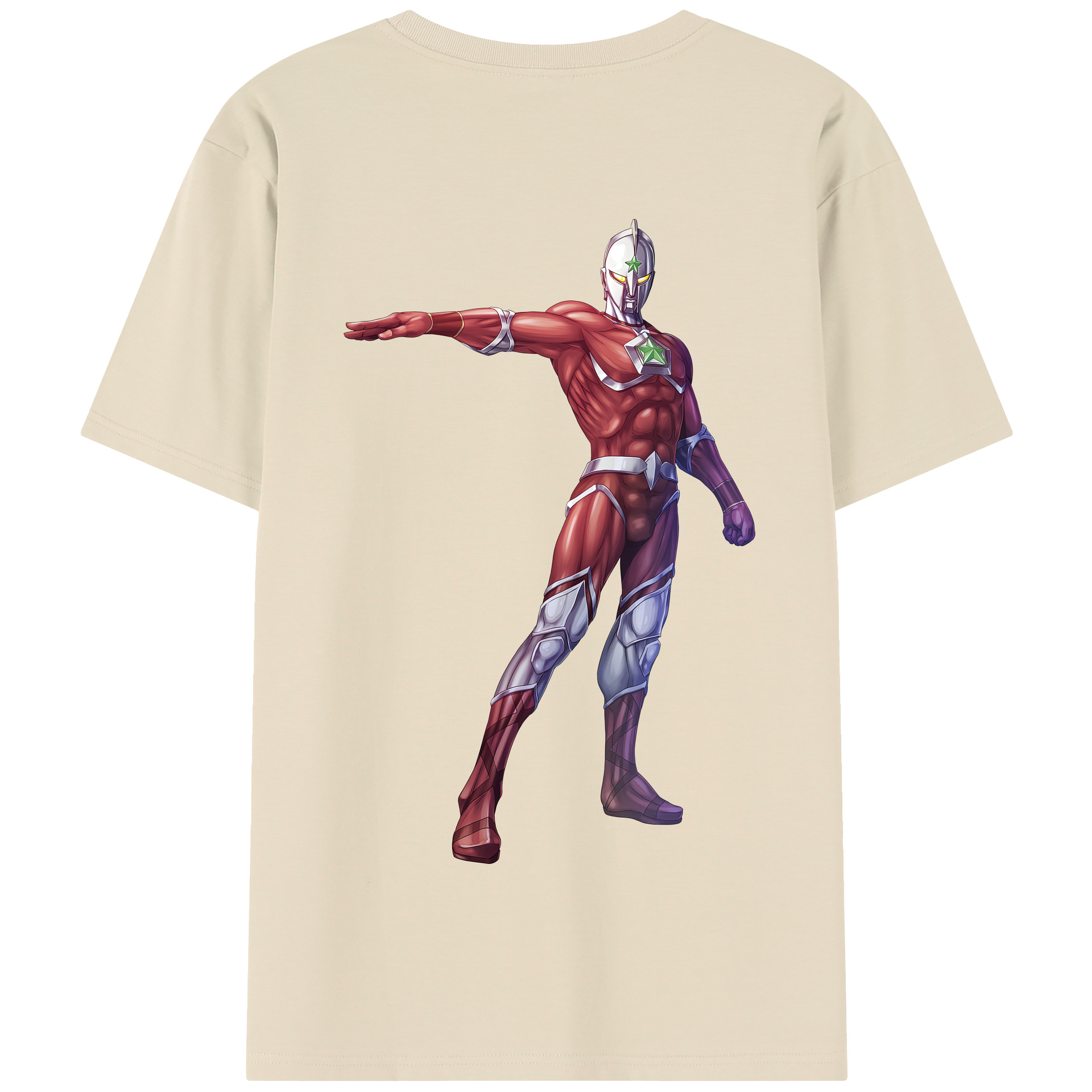 （画像用） ウルトラマン Ultraman 綿100％半袖Tシャツ（背面プリント）