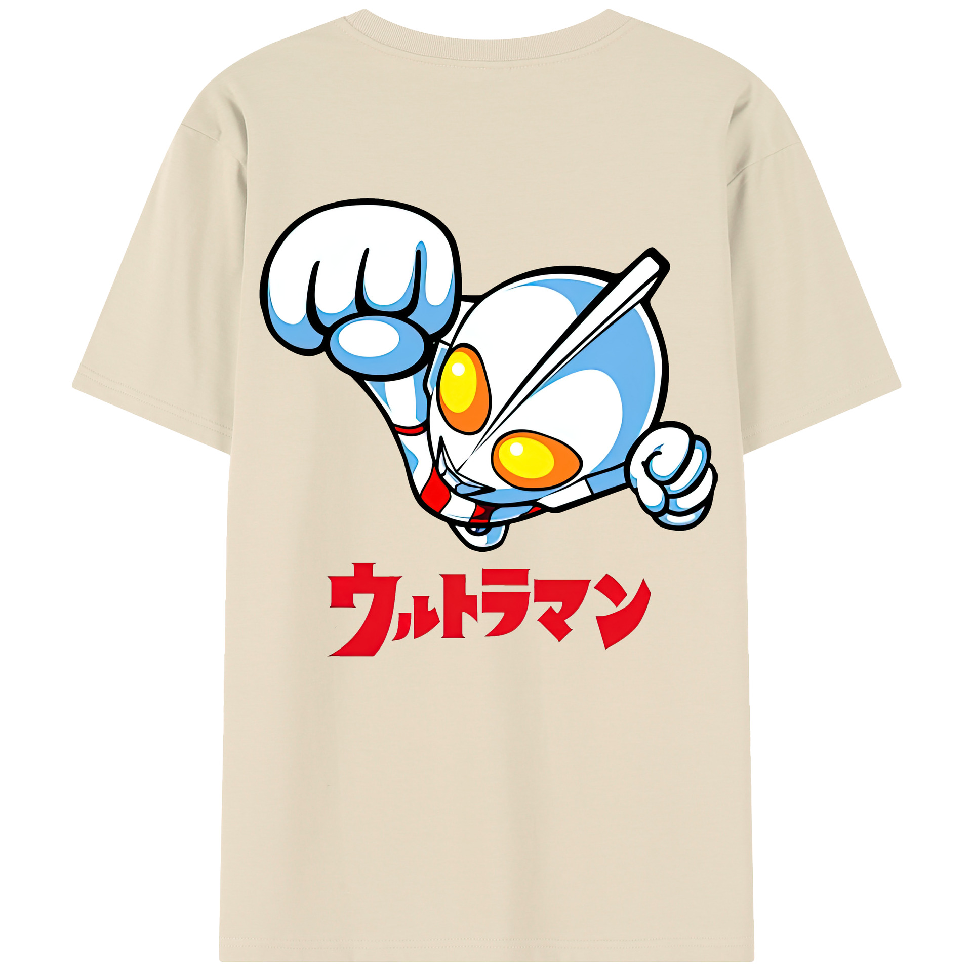 （画像用） ウルトラマン Ultraman 綿100％半袖Tシャツ（背面プリント）