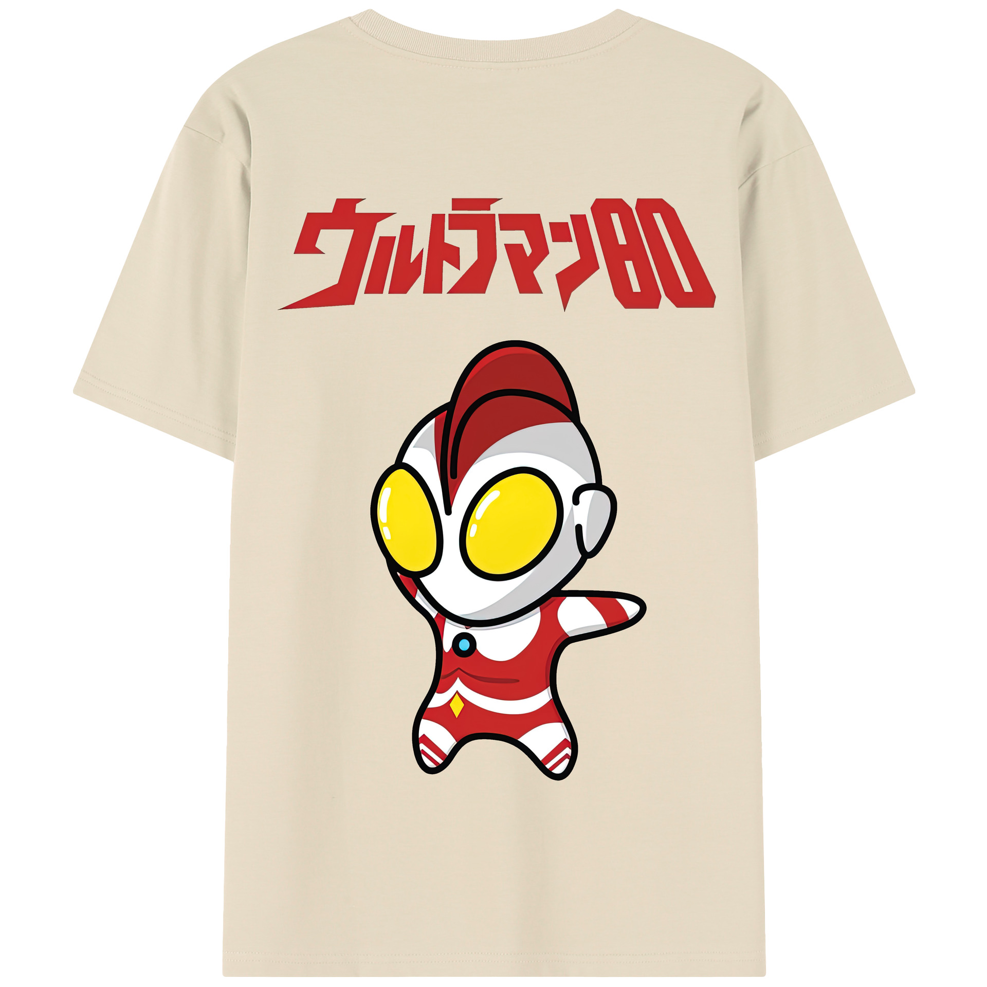 （画像用） ウルトラマン Ultraman 綿100％半袖Tシャツ（背面プリント）