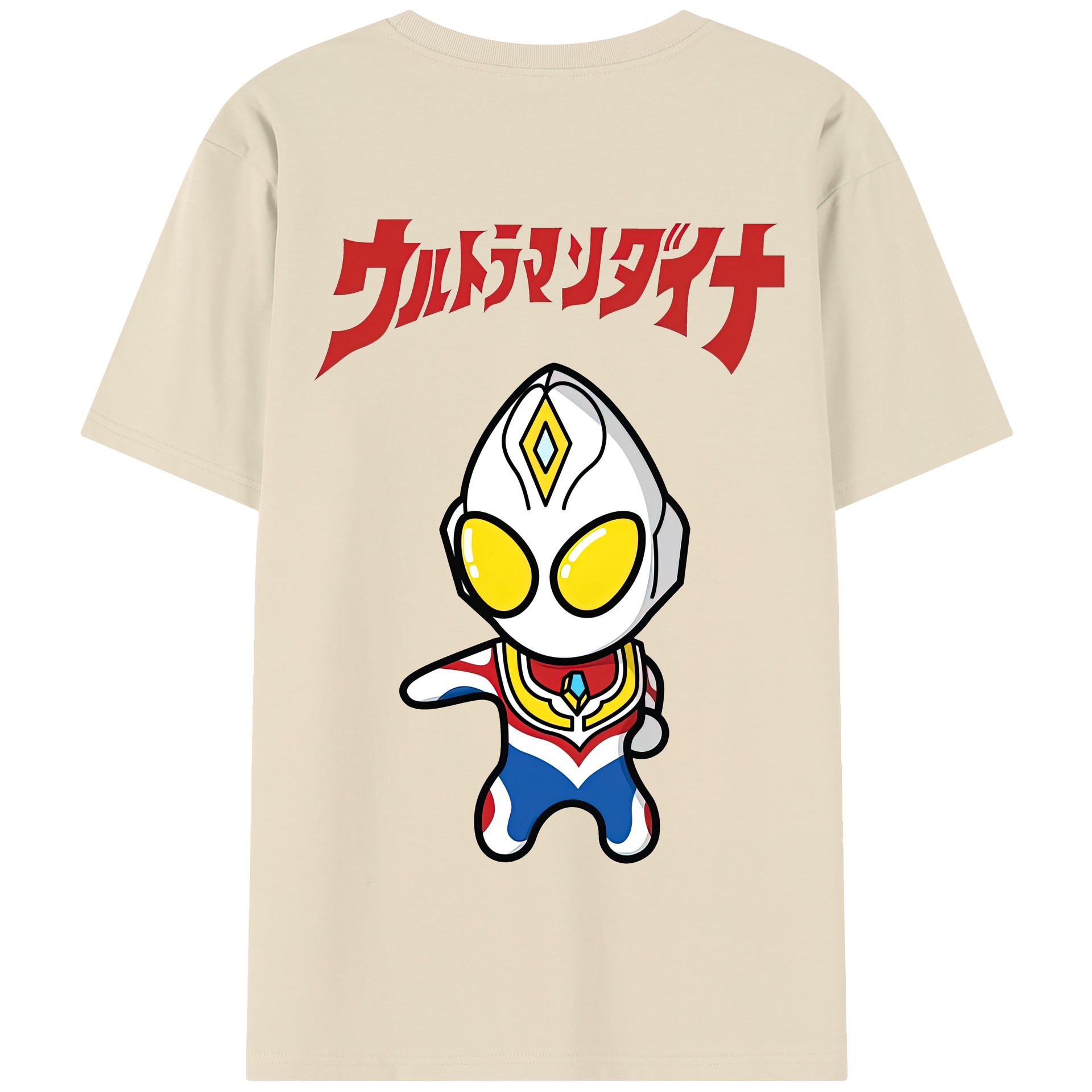 （画像用） ウルトラマン Ultraman 綿100％半袖Tシャツ（背面プリント）