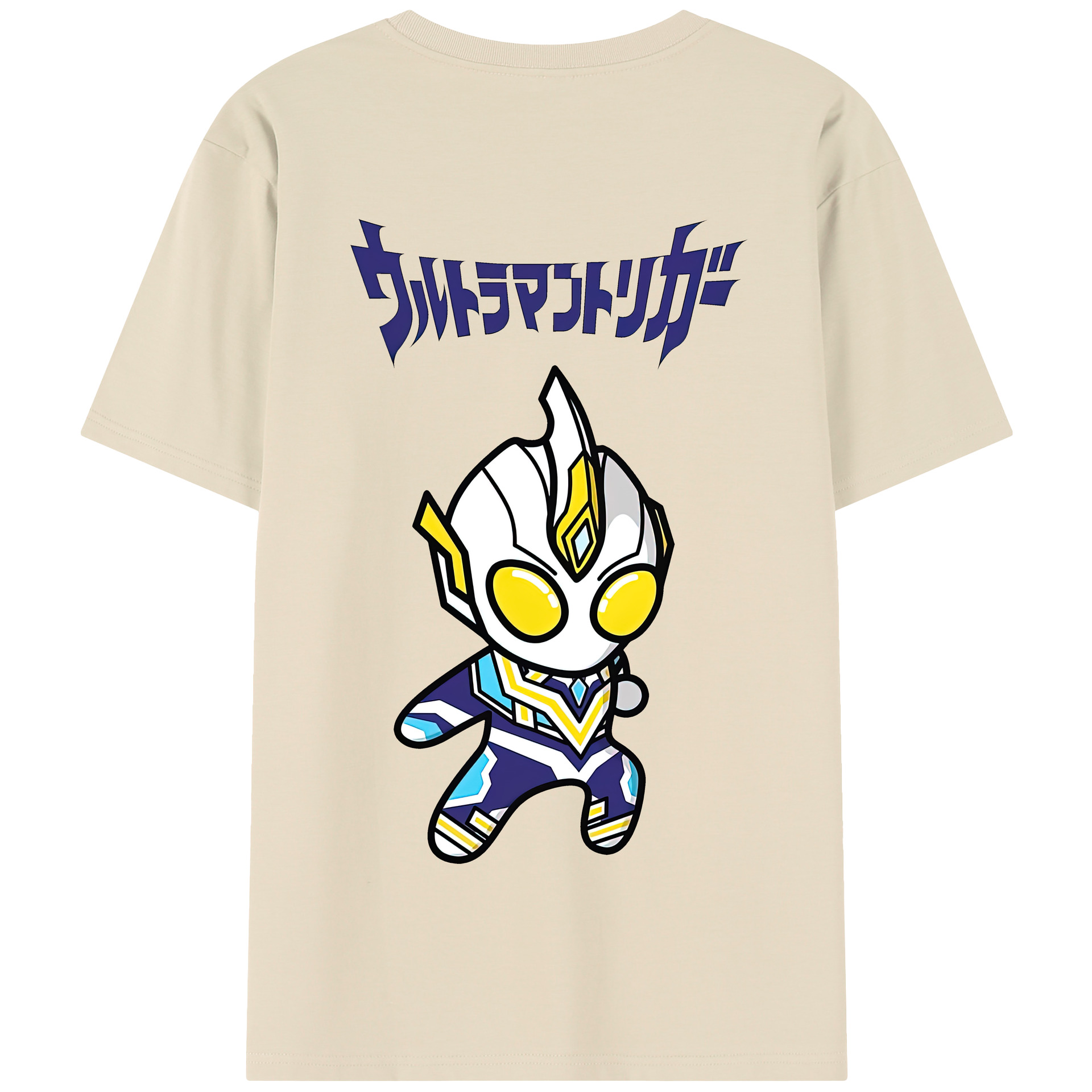 （画像用） ウルトラマン Ultraman 綿100％半袖Tシャツ（背面プリント）