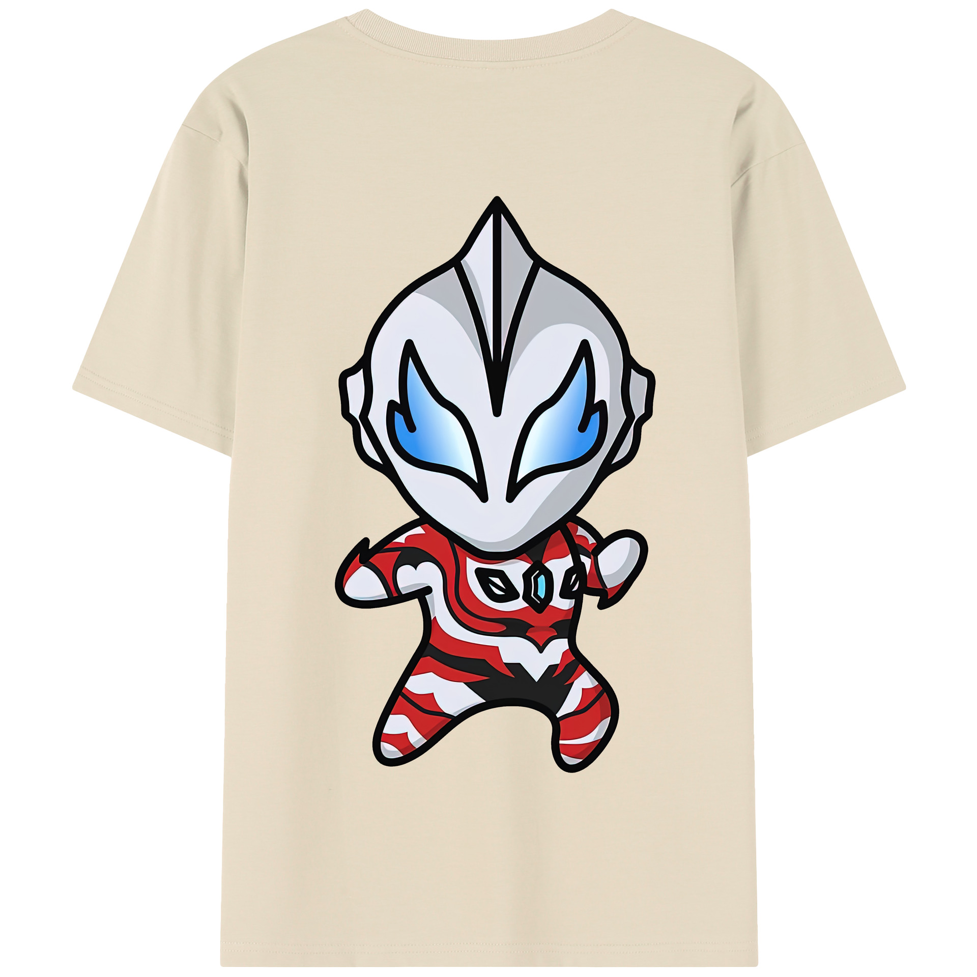 （画像用） ウルトラマン Ultraman 綿100％半袖Tシャツ（背面プリント）