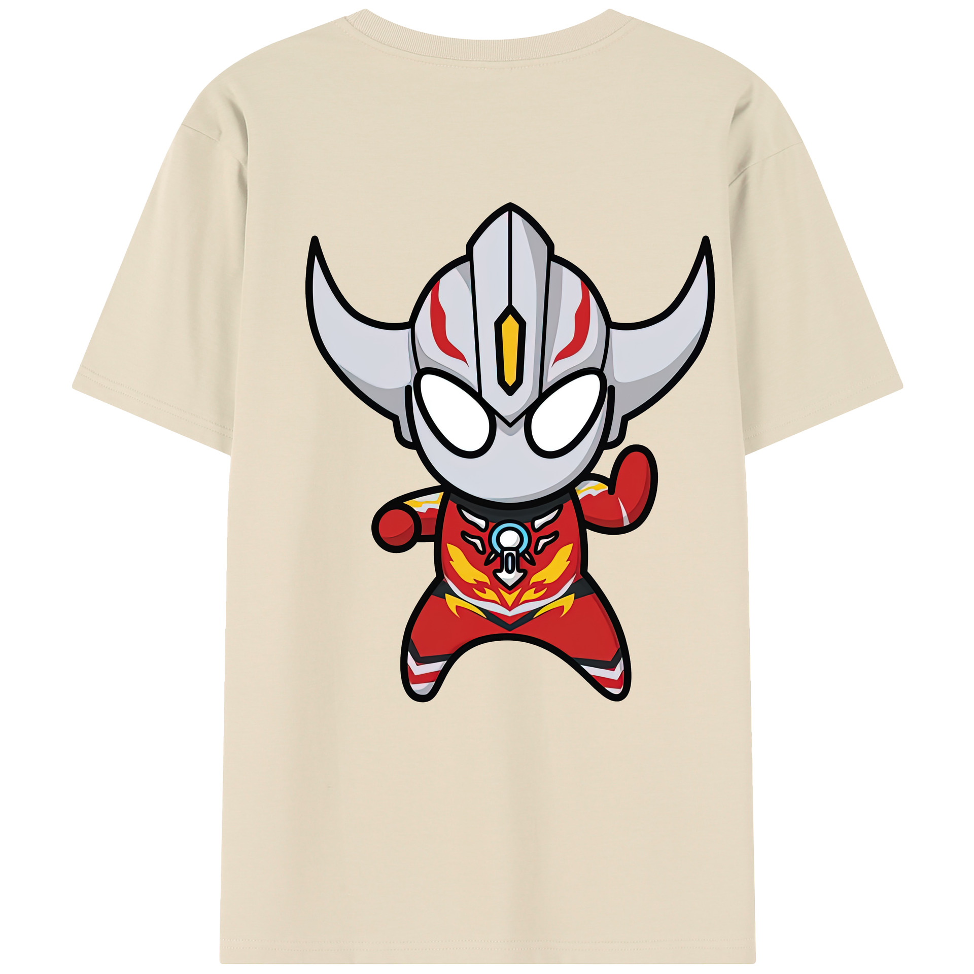 （画像用） ウルトラマン Ultraman 綿100％半袖Tシャツ（背面プリント）