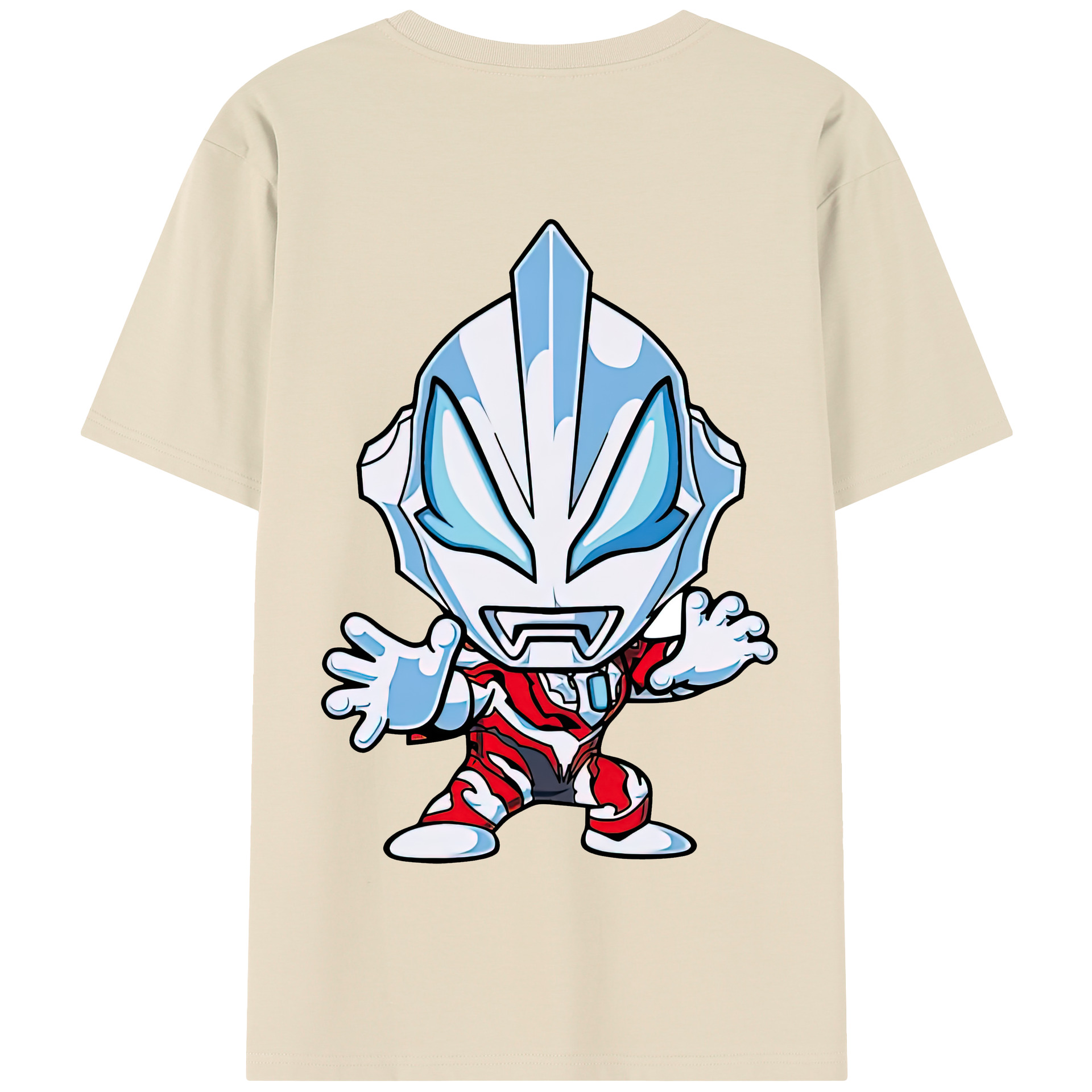 （画像用） ウルトラマン Ultraman 綿100％半袖Tシャツ（背面プリント）