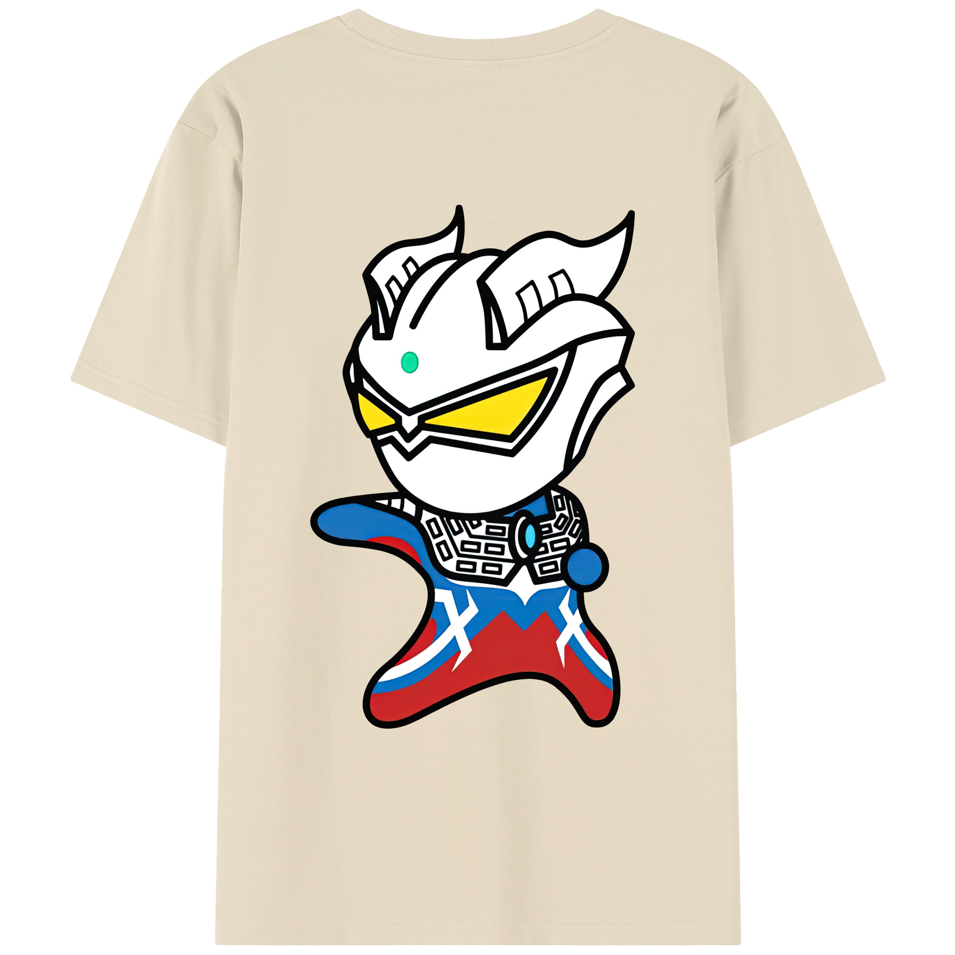 （画像用） ウルトラマン Ultraman 綿100％半袖Tシャツ（背面プリント）