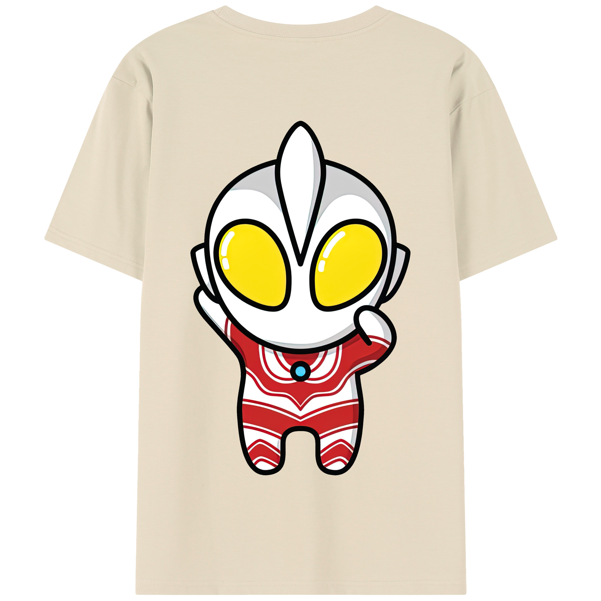 （画像用） ウルトラマン Ultraman 綿100％半袖Tシャツ（背面プリント）
