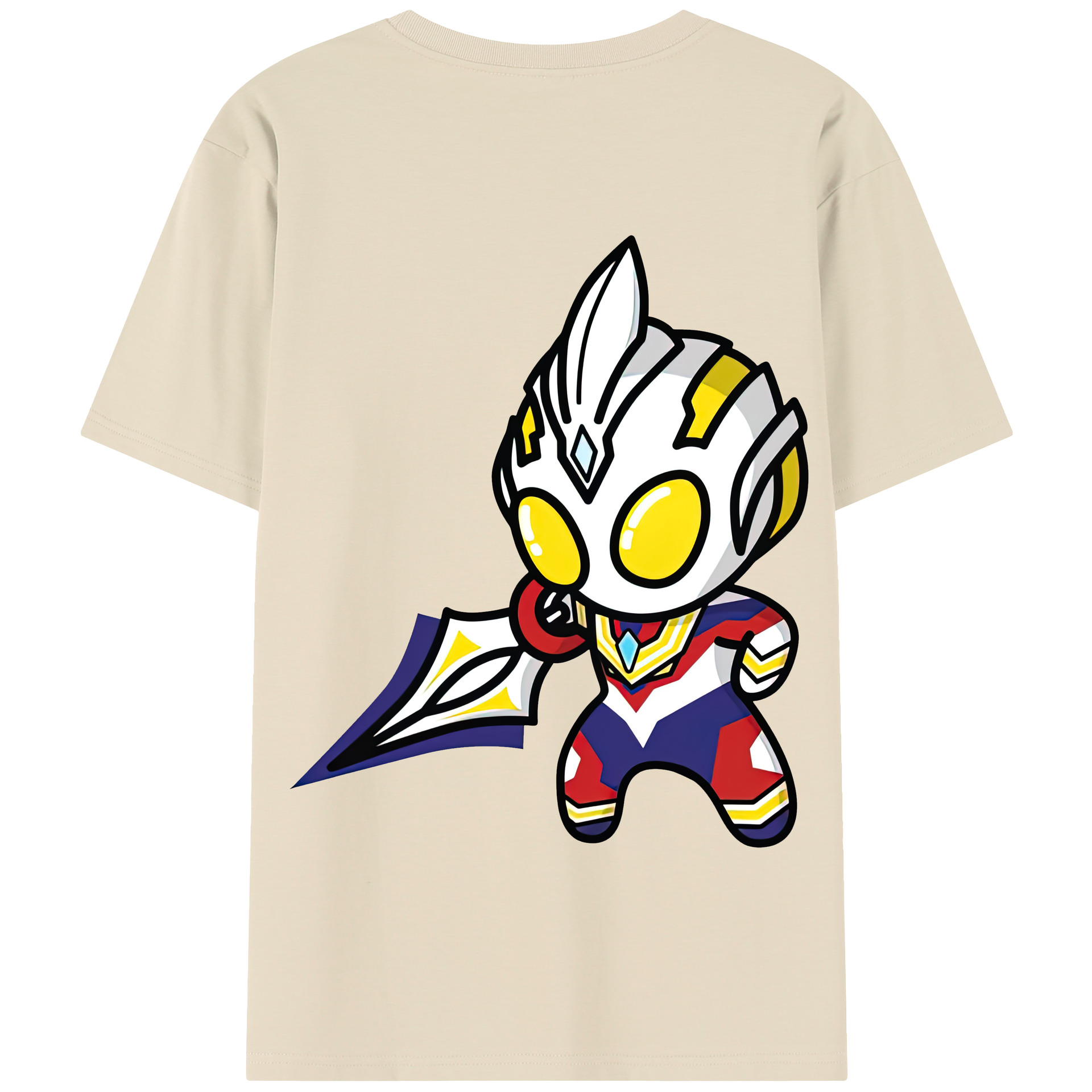 （画像用） ウルトラマン Ultraman 綿100％半袖Tシャツ（背面プリント）