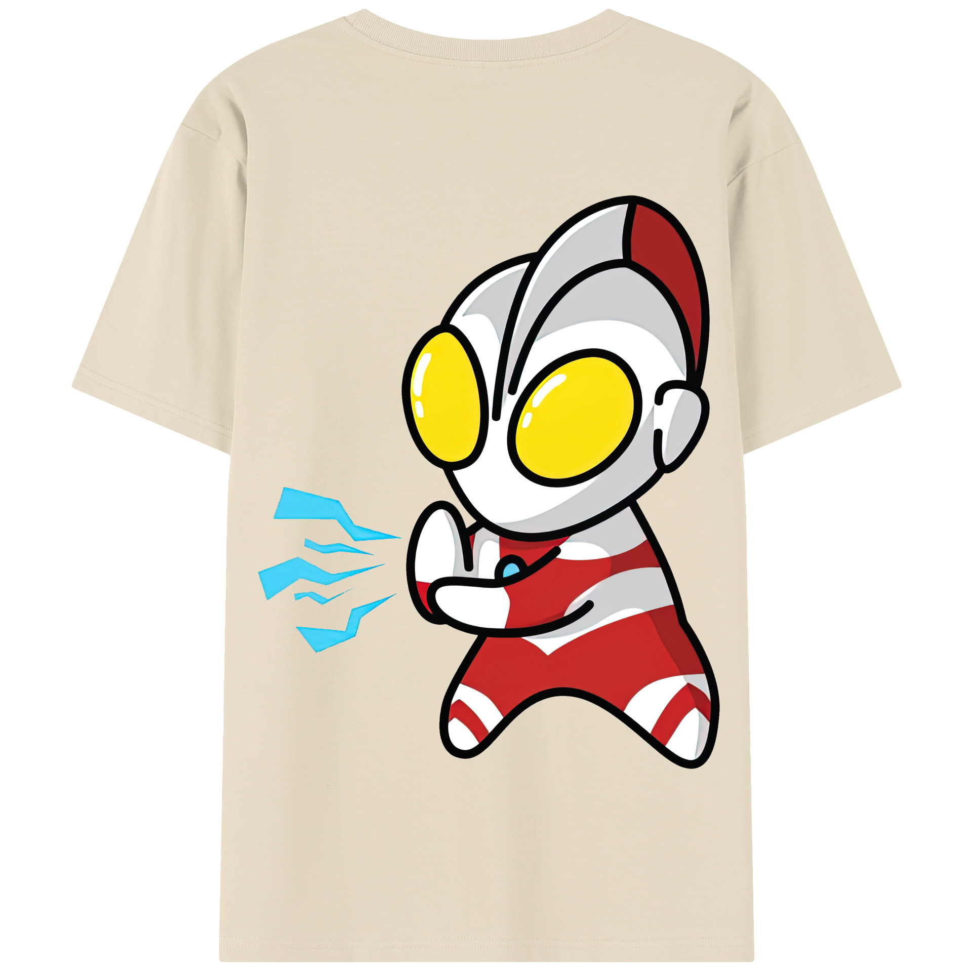 （画像用） ウルトラマン Ultraman 綿100％半袖Tシャツ（背面プリント）