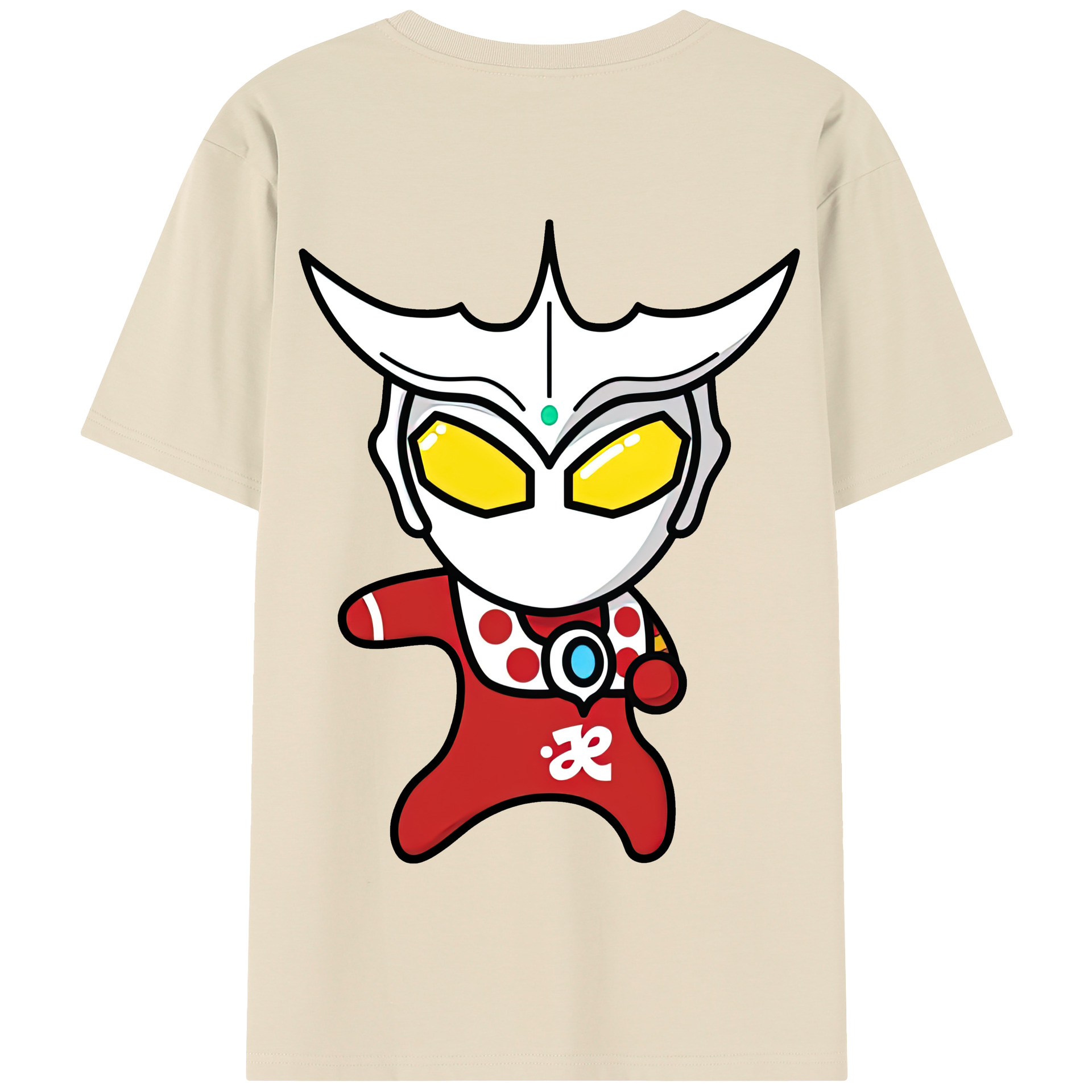 （画像用） ウルトラマン Ultraman 綿100％半袖Tシャツ（背面プリント）