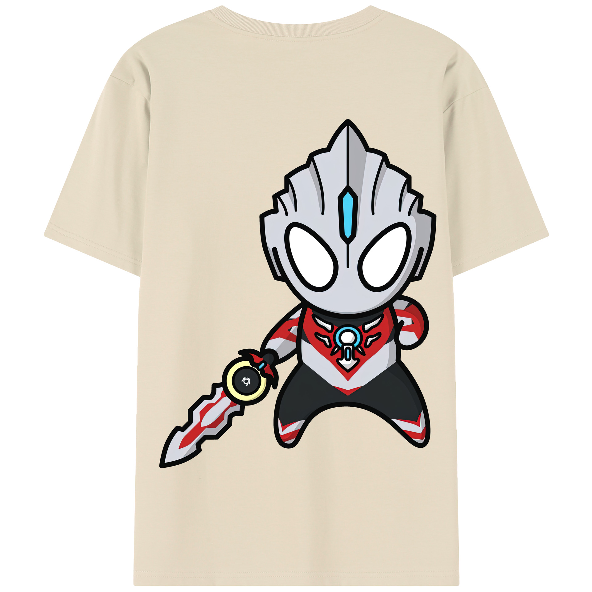 （画像用） ウルトラマン Ultraman 綿100％半袖Tシャツ（背面プリント）