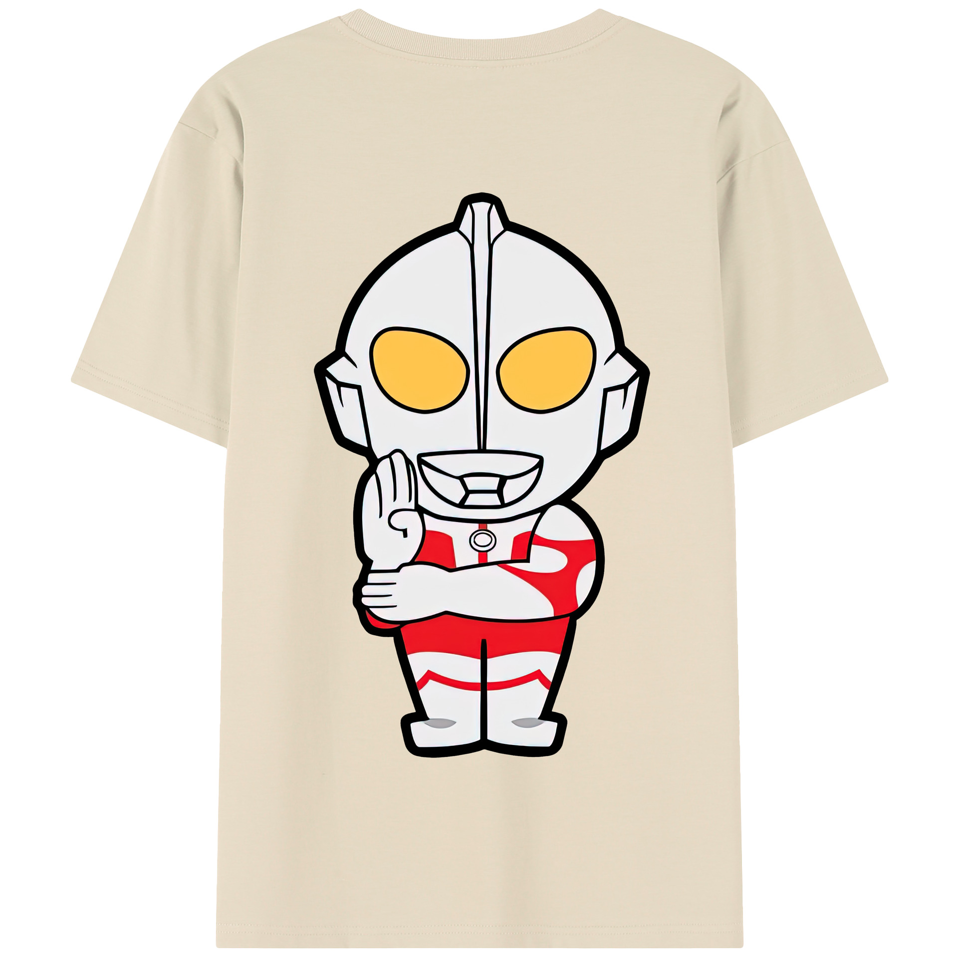 （画像用） ウルトラマン Ultraman 綿100％半袖Tシャツ（背面プリント）