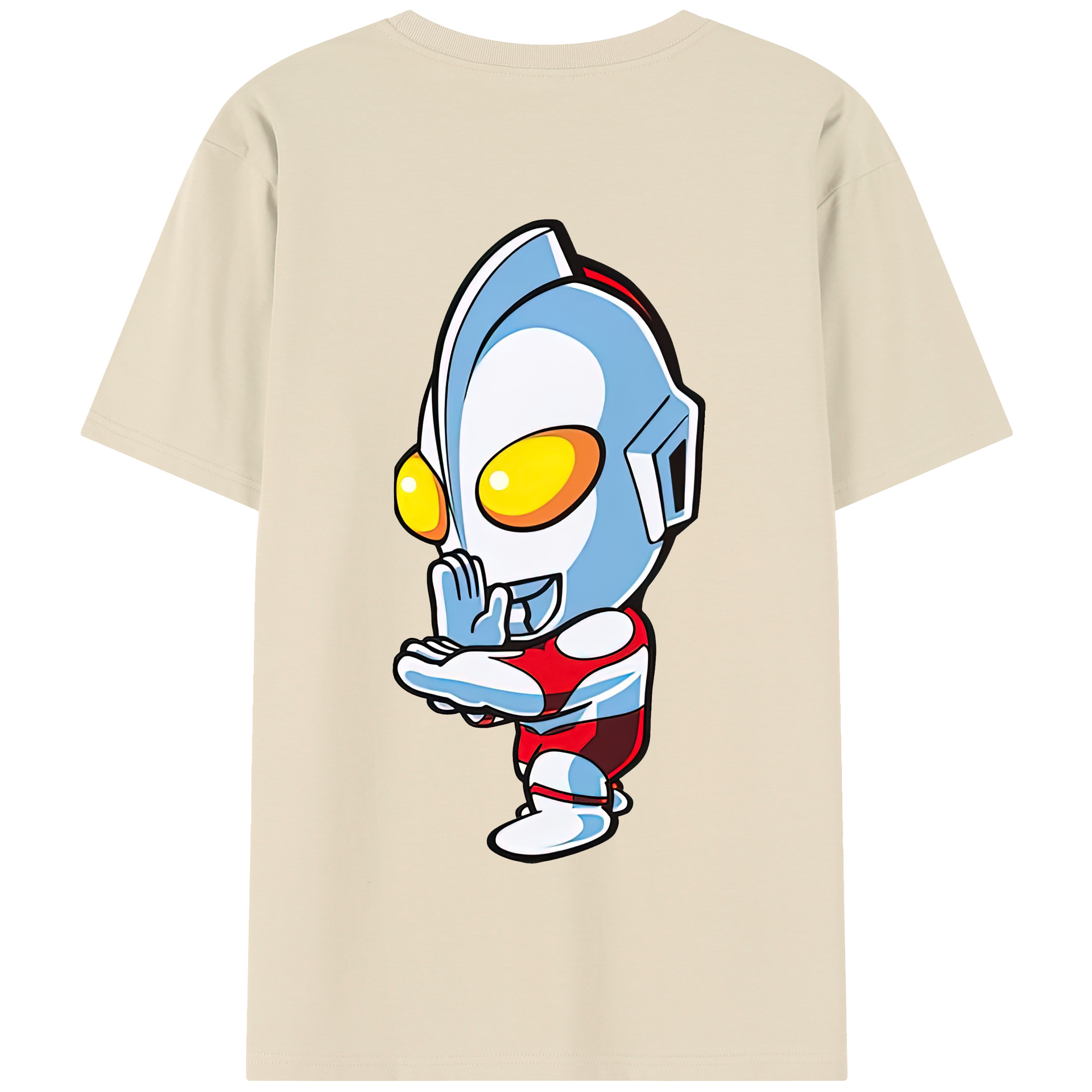 （画像用） ウルトラマン Ultraman 綿100％半袖Tシャツ（背面プリント）