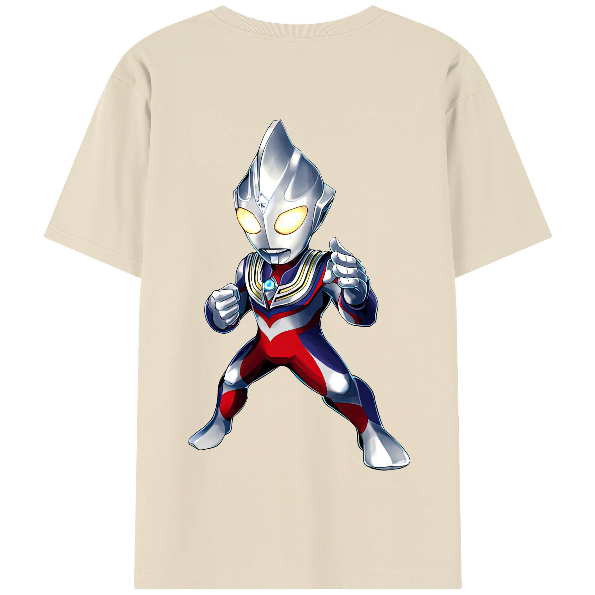 （画像用） ウルトラマン Ultraman 綿100％半袖Tシャツ（背面プリント）