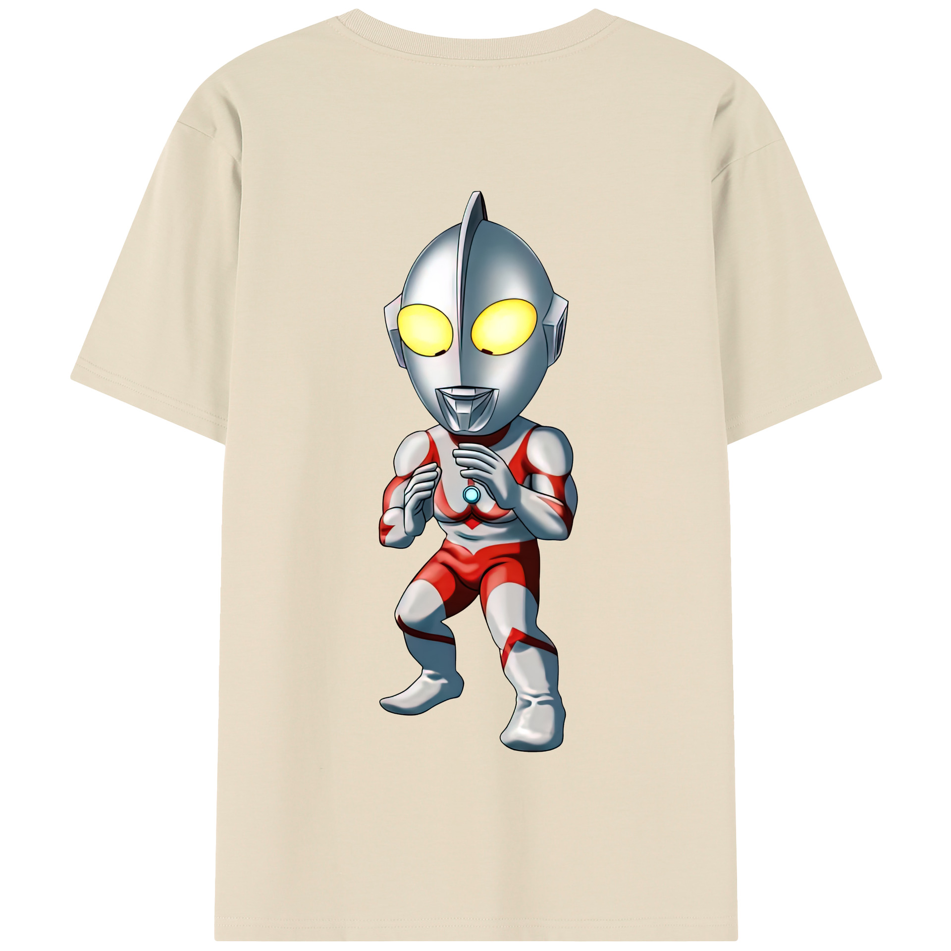 （画像用） ウルトラマン Ultraman 綿100％半袖Tシャツ（背面プリント）