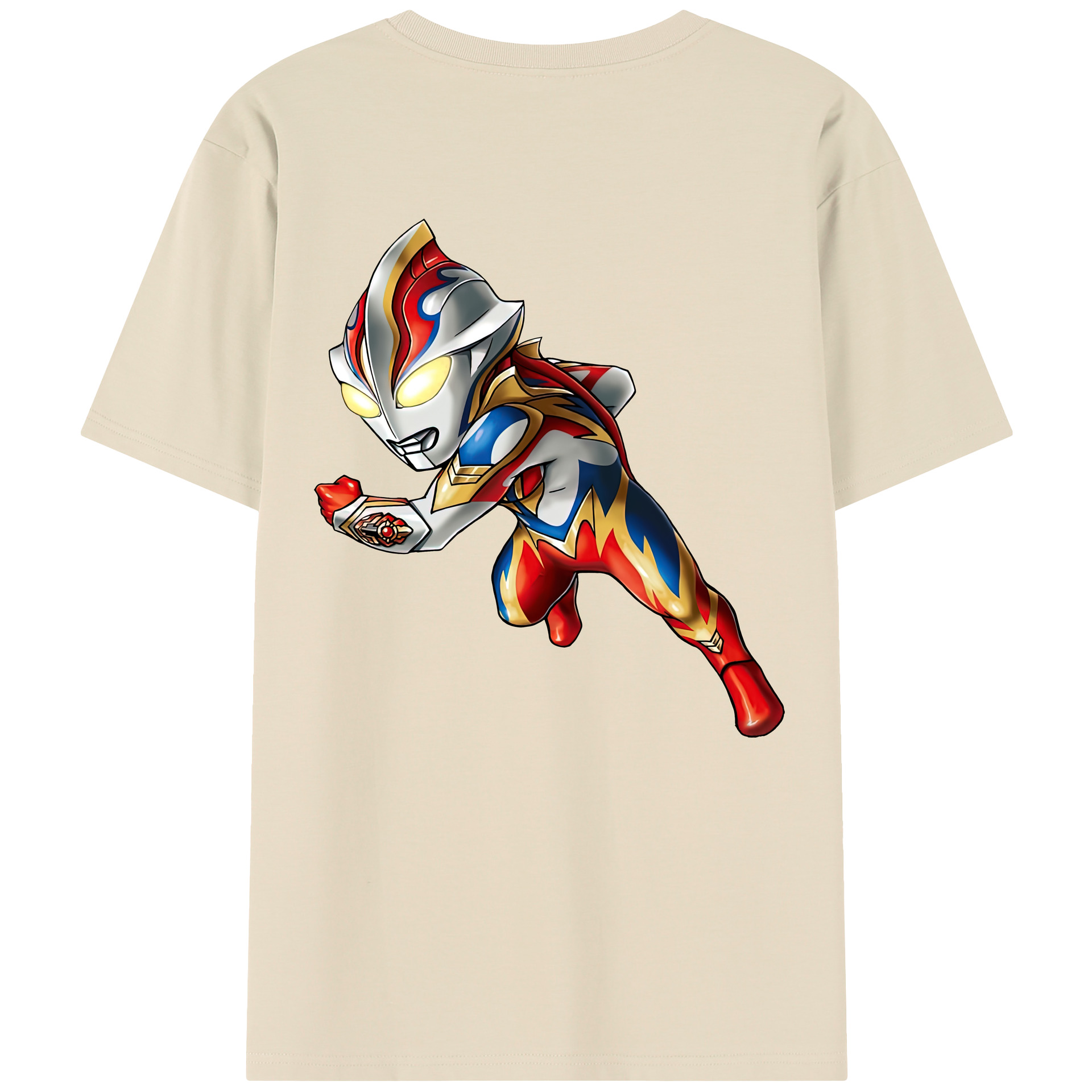 （画像用） ウルトラマン Ultraman 綿100％半袖Tシャツ（背面プリント）