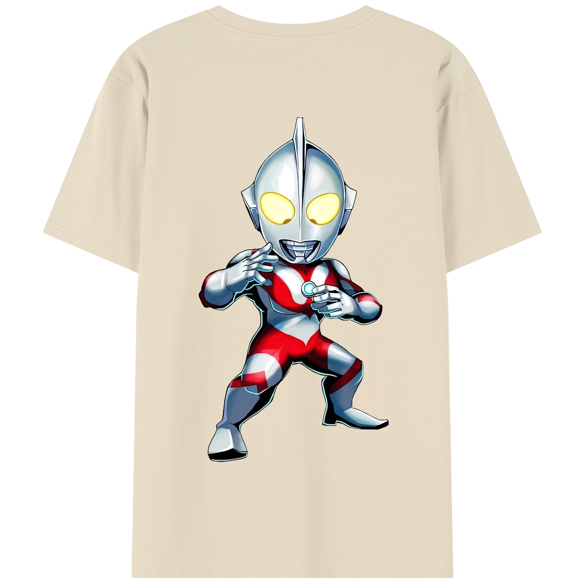 （画像用） ウルトラマン Ultraman 綿100％半袖Tシャツ（背面プリント）