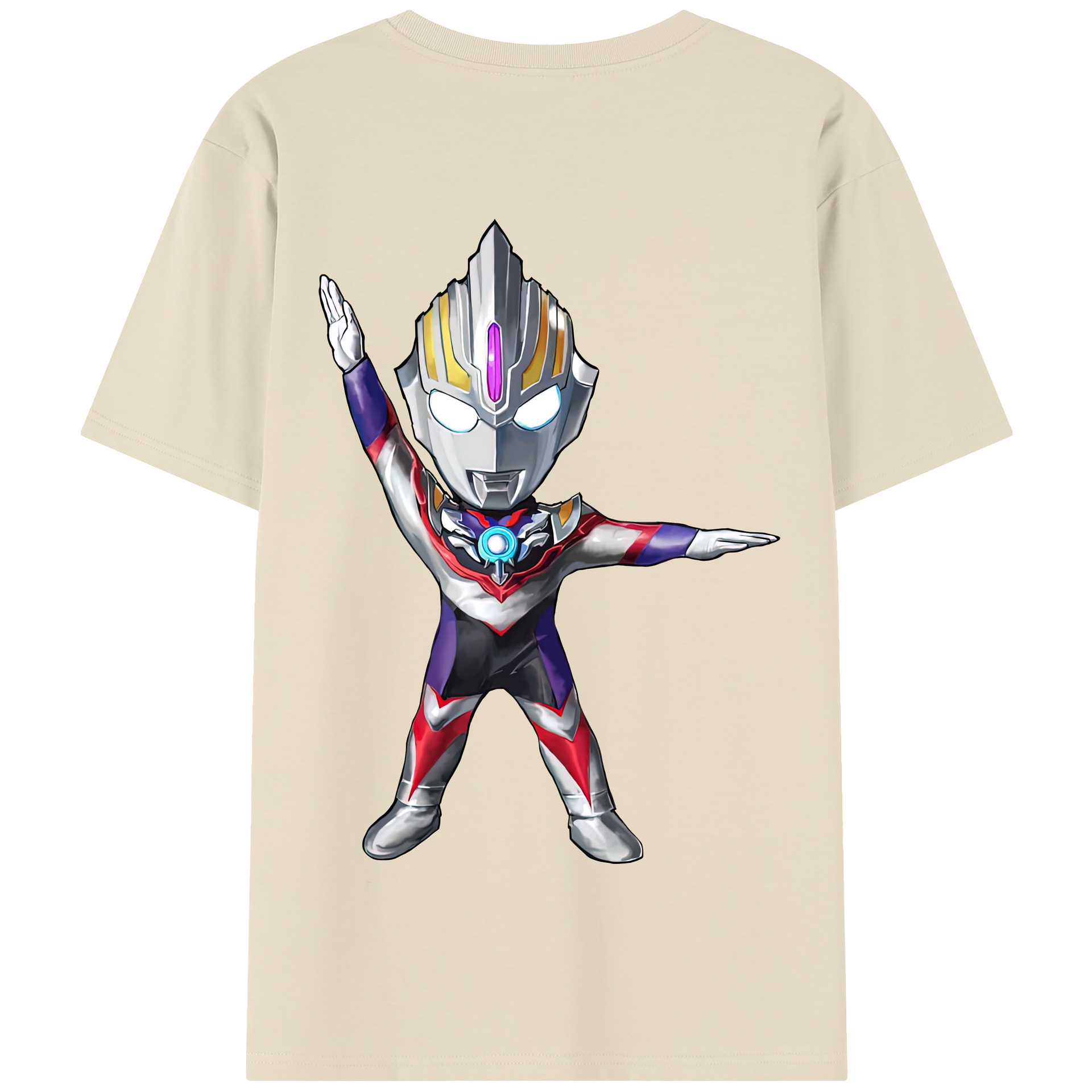 （画像用） ウルトラマン Ultraman 綿100％半袖Tシャツ（背面プリント）