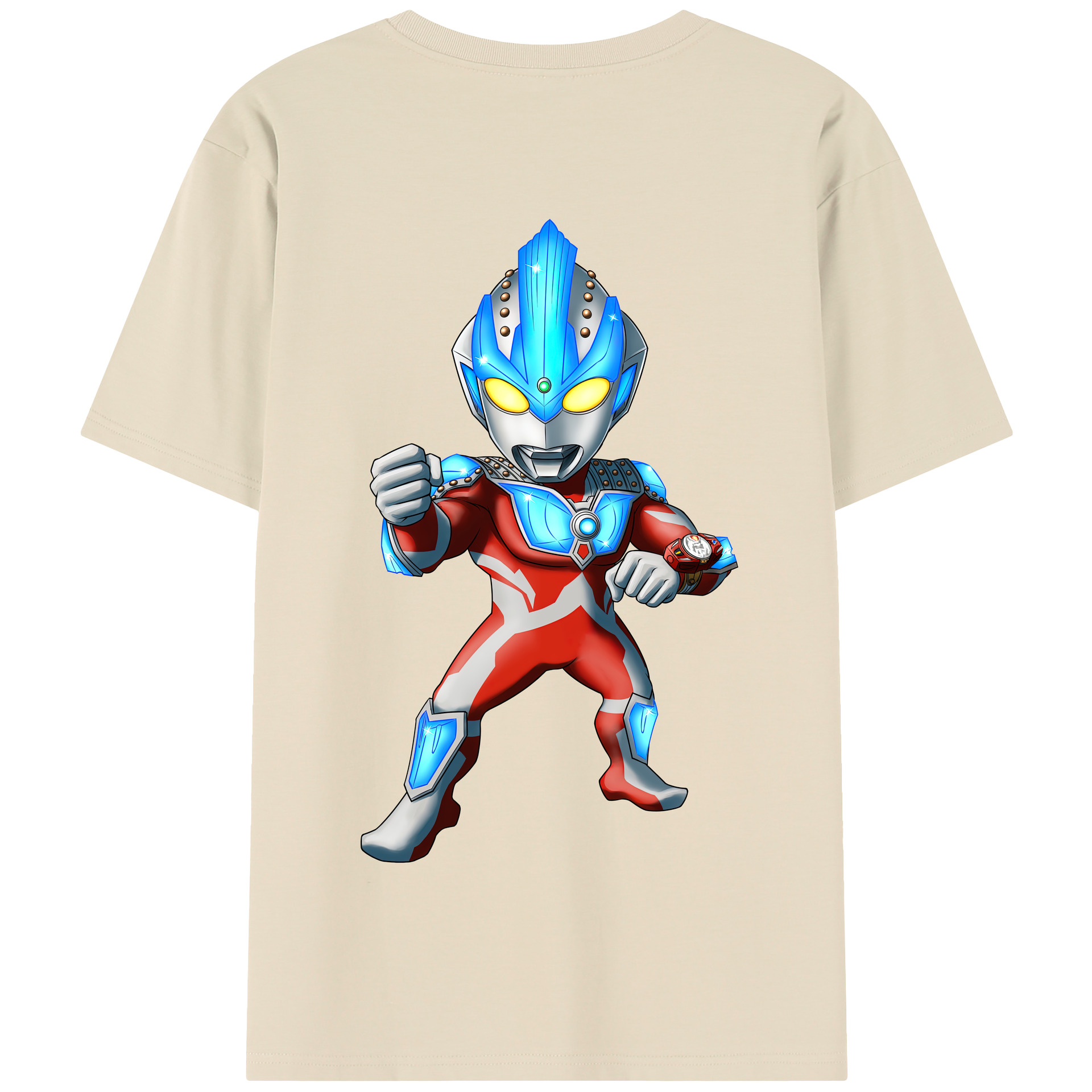 （画像用） ウルトラマン Ultraman 綿100％半袖Tシャツ（背面プリント）