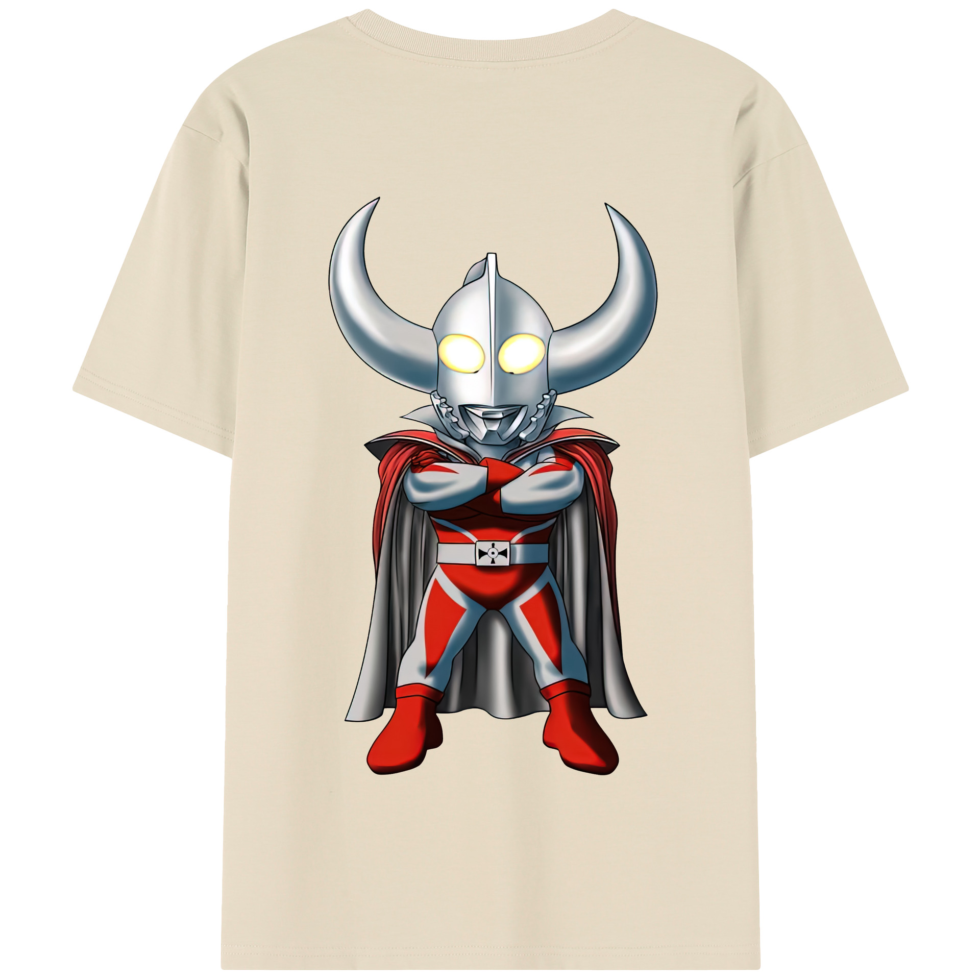 （画像用） ウルトラマン Ultraman 綿100％半袖Tシャツ（背面プリント）