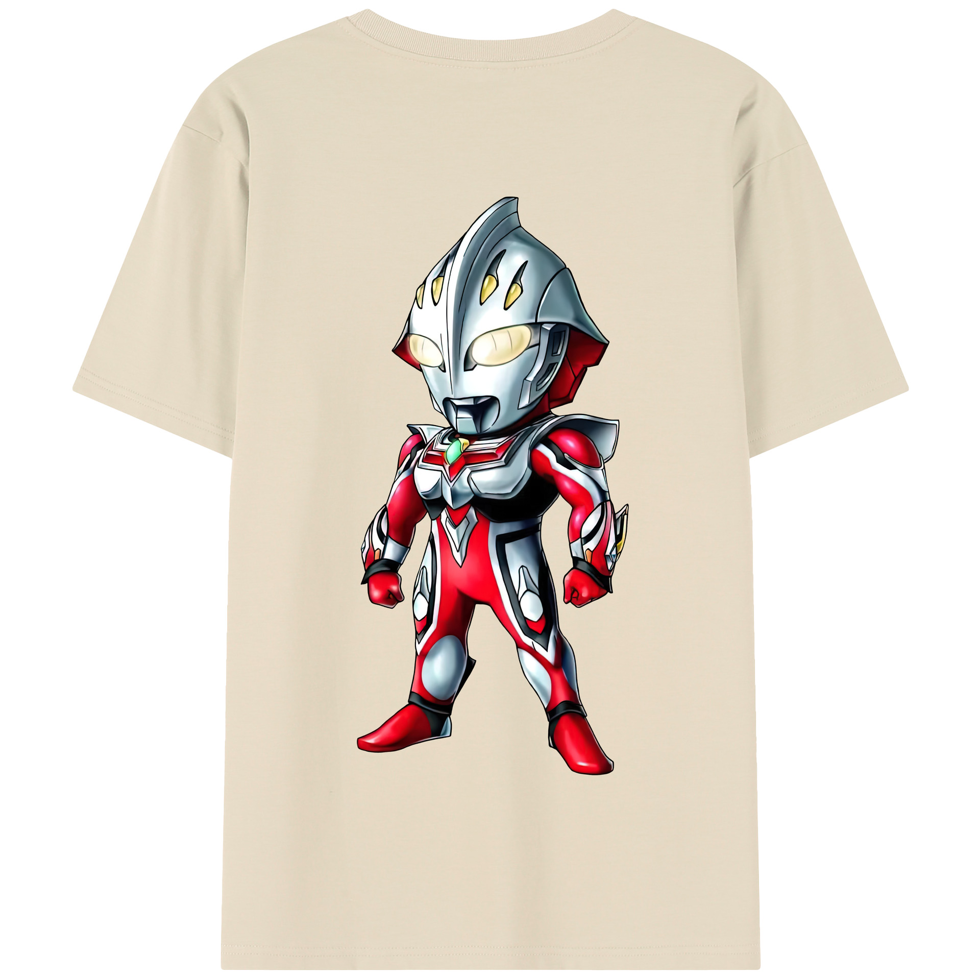 （画像用） ウルトラマン Ultraman 綿100％半袖Tシャツ（背面プリント）