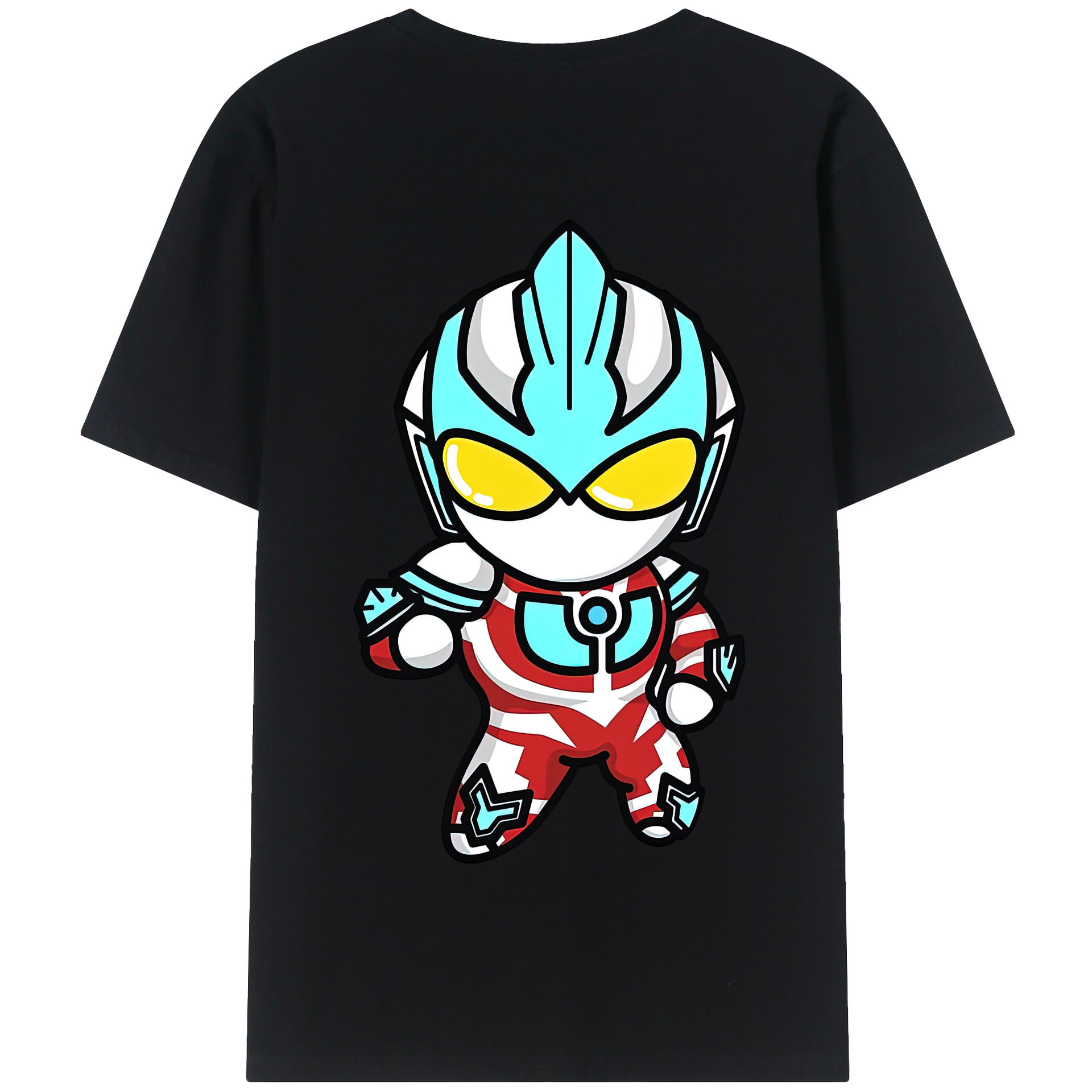（画像用） ウルトラマン Ultraman 綿100％半袖Tシャツ（背面プリント）