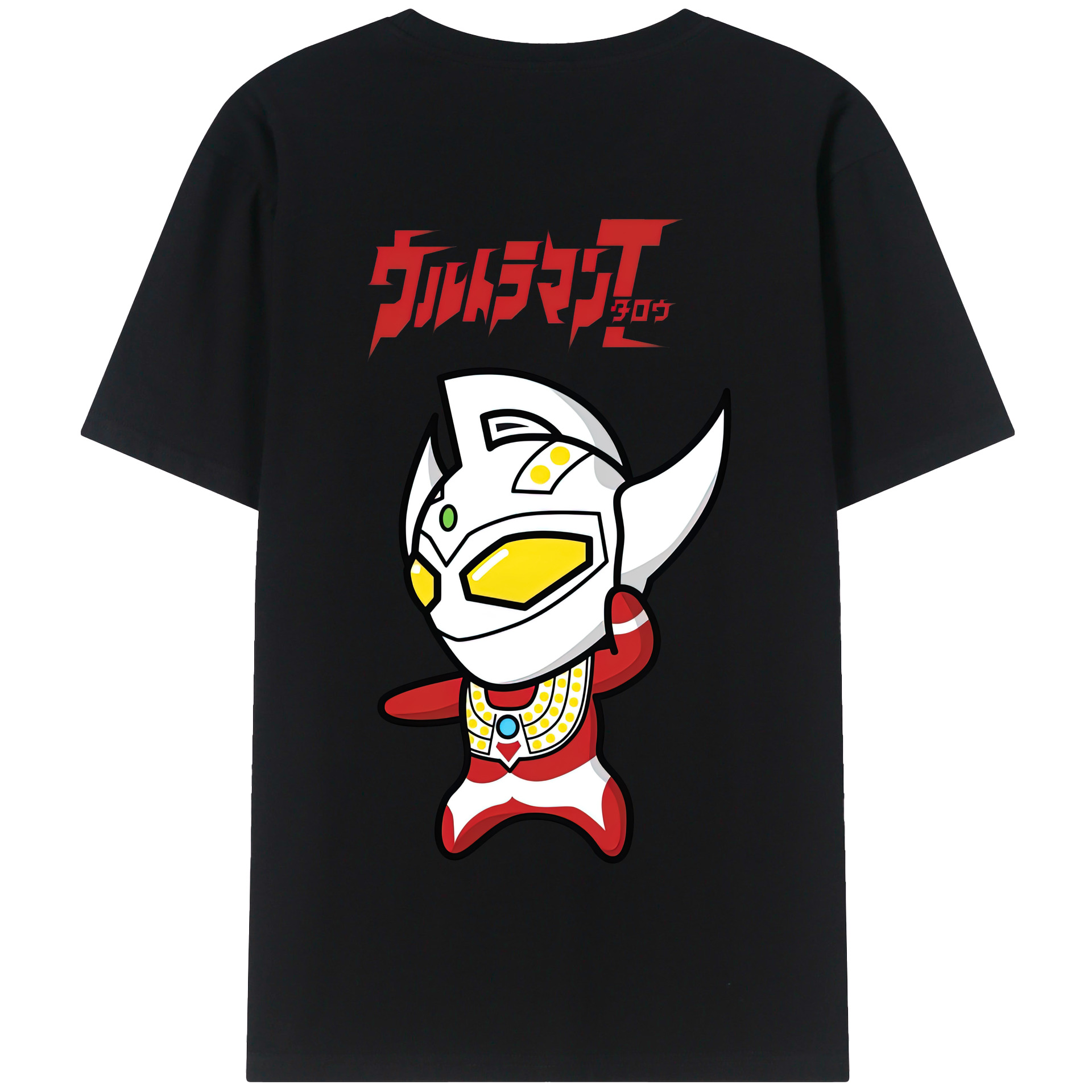 （画像用） ウルトラマン Ultraman 綿100％半袖Tシャツ（背面プリント）