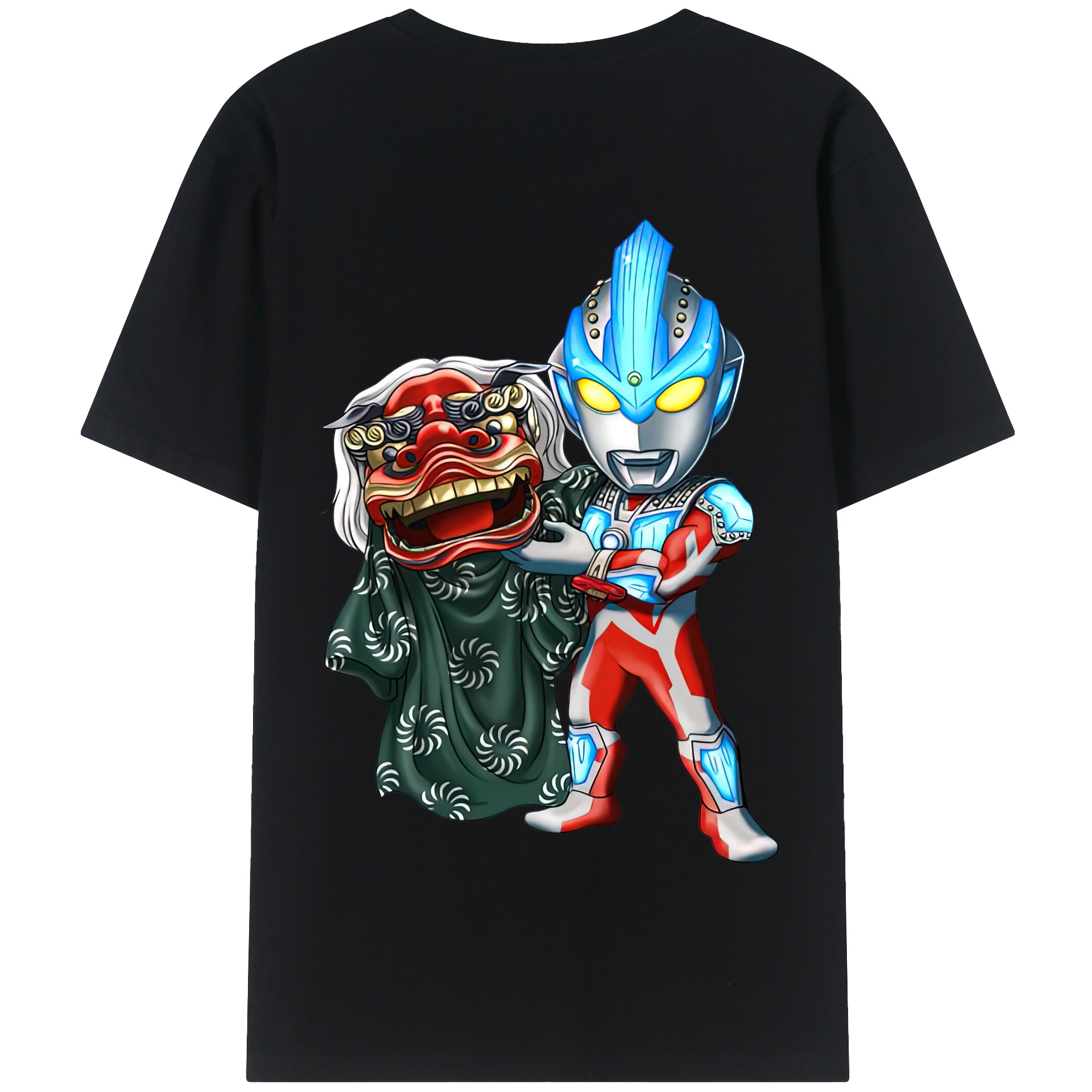 （画像用） ウルトラマン Ultraman 綿100％半袖Tシャツ（背面プリント）