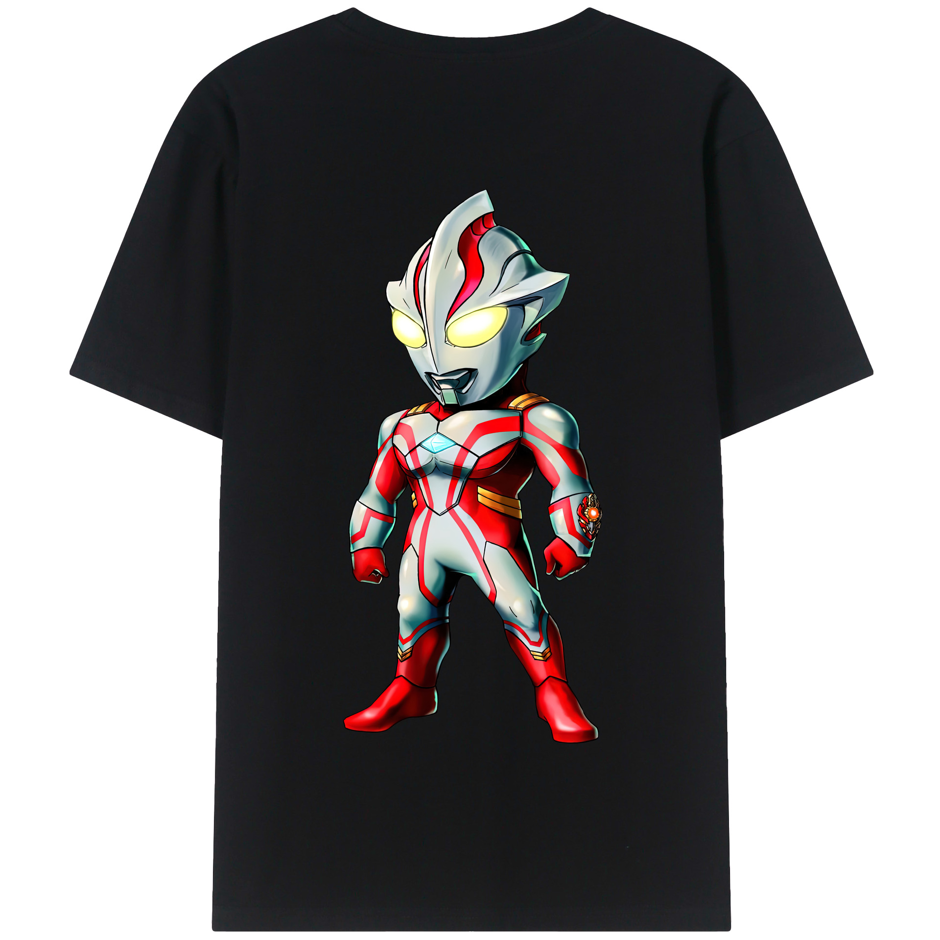 （画像用） ウルトラマン Ultraman 綿100％半袖Tシャツ（背面プリント）