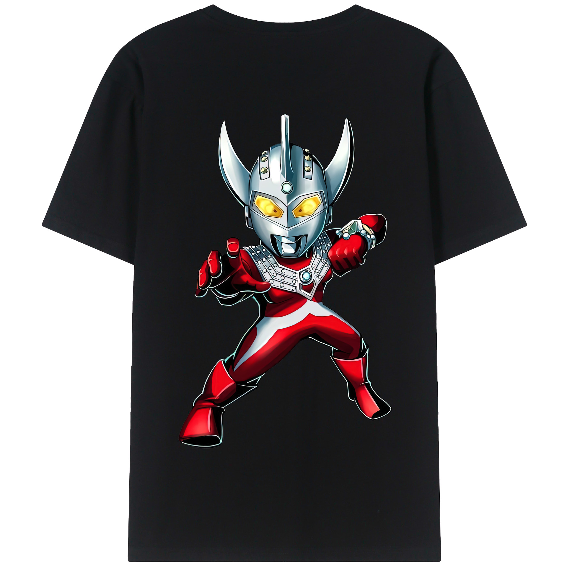 （画像用） ウルトラマン Ultraman 綿100％半袖Tシャツ（背面プリント）