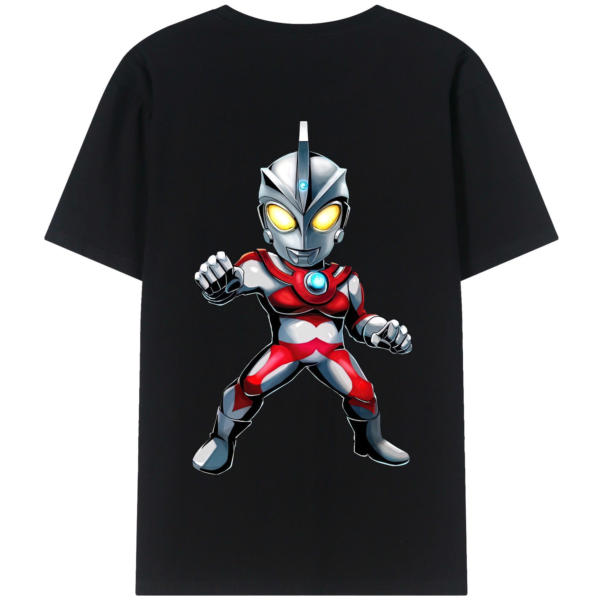 （画像用） ウルトラマン Ultraman 綿100％半袖Tシャツ（背面プリント）