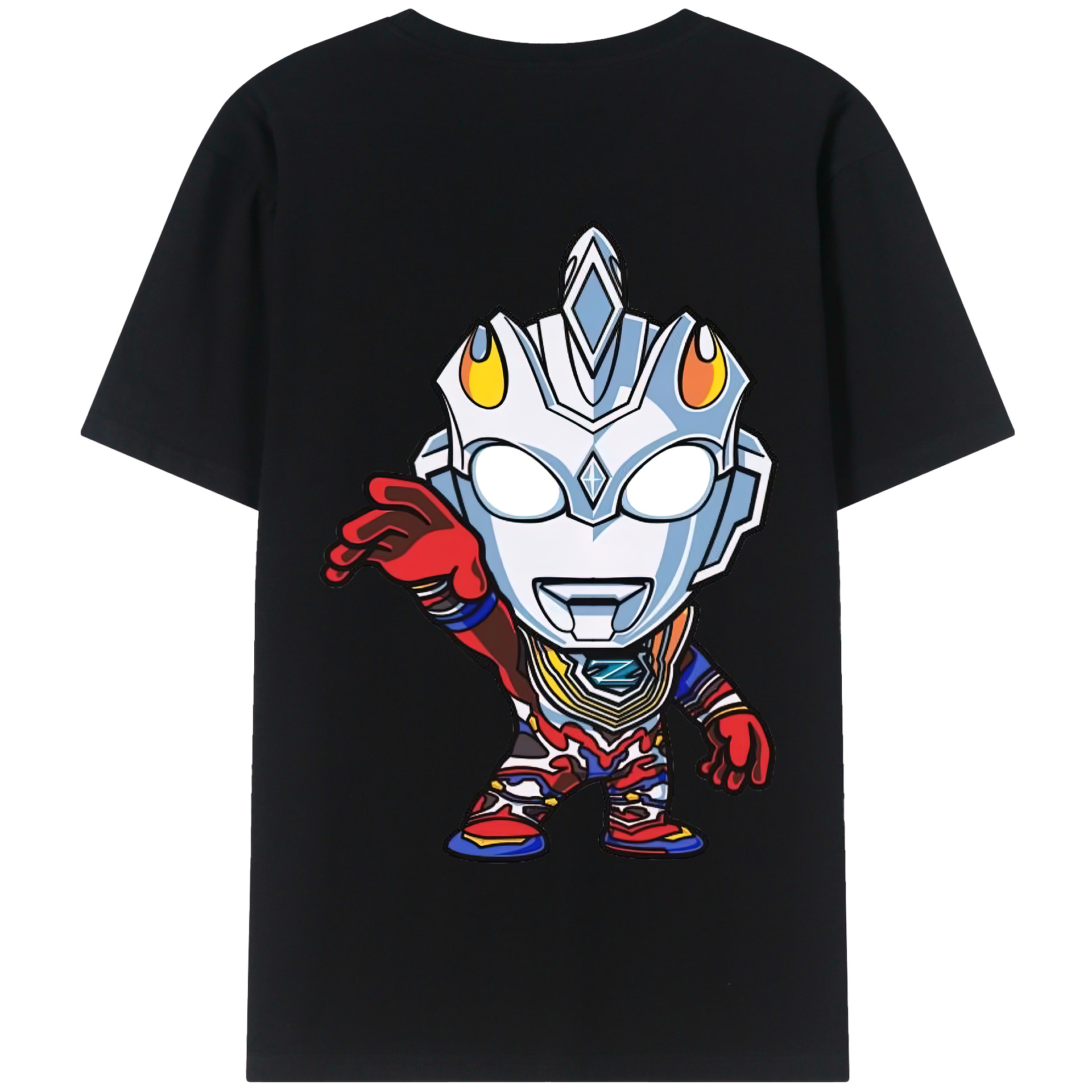 （画像用） ウルトラマン Ultraman 綿100％半袖Tシャツ（背面プリント）