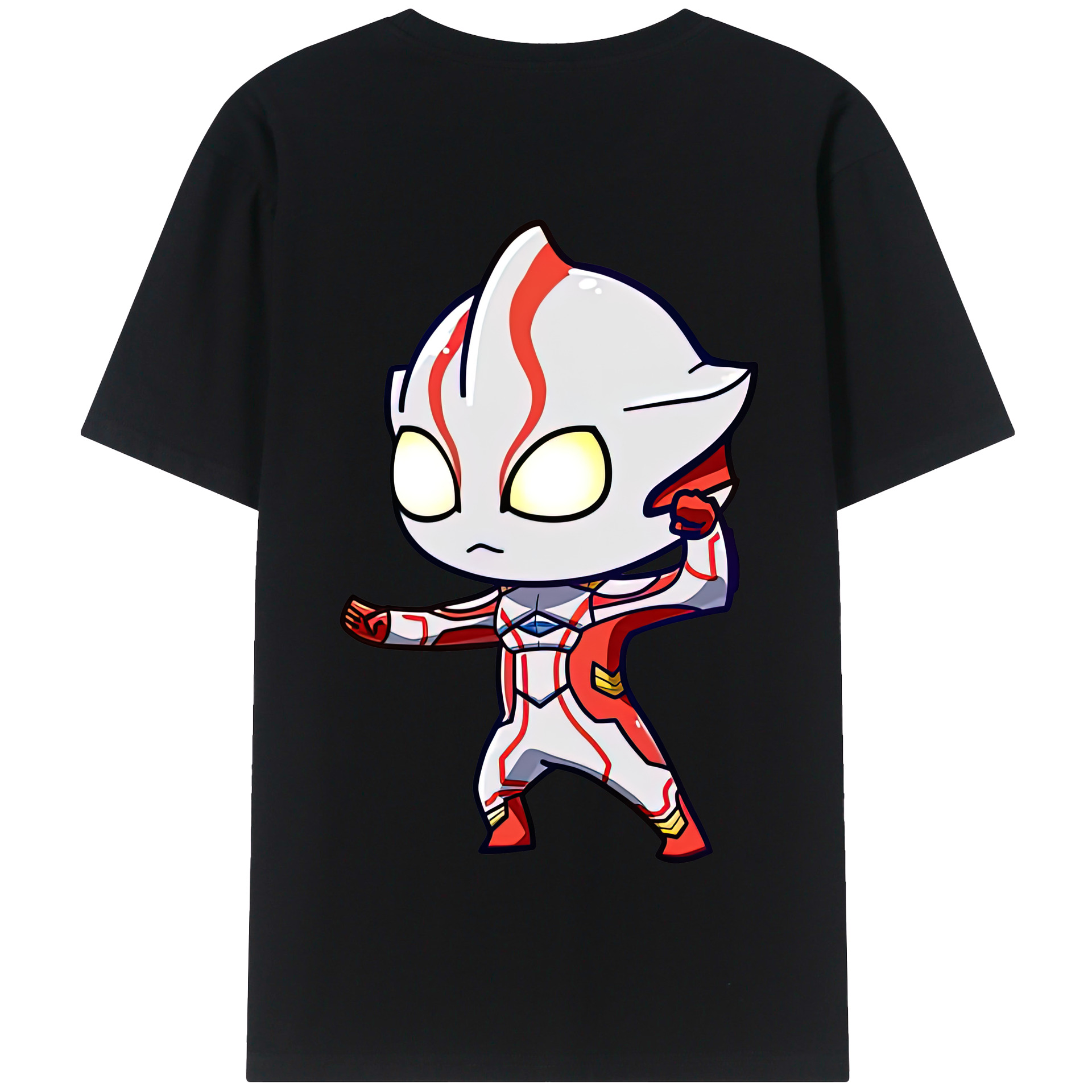 （画像用） ウルトラマン Ultraman 綿100％半袖Tシャツ（背面プリント）