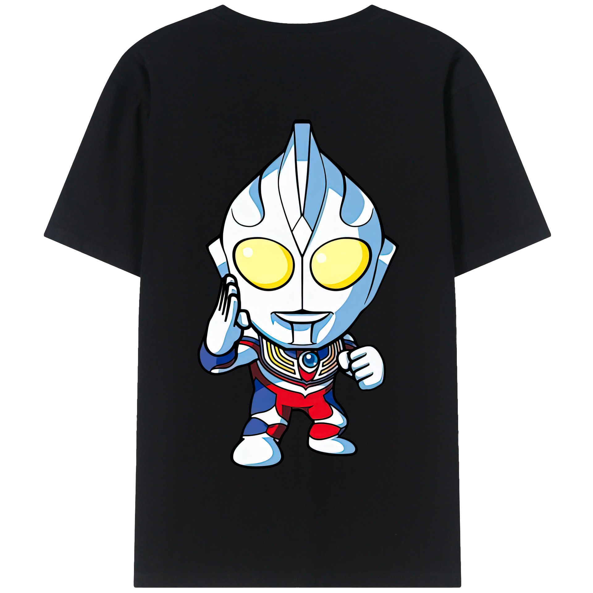 （画像用） ウルトラマン Ultraman 綿100％半袖Tシャツ（背面プリント）