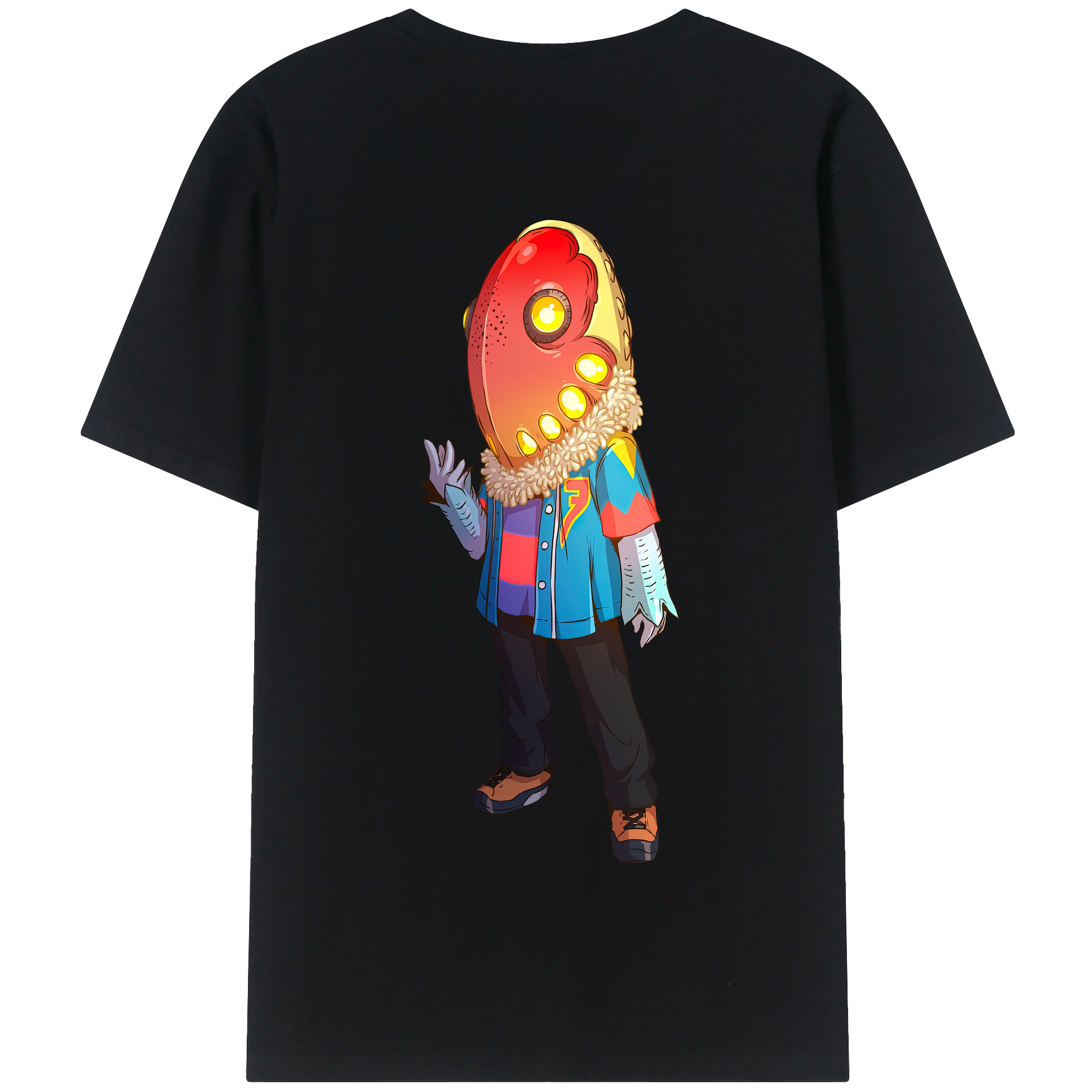 （画像用） ウルトラマン Ultraman 綿100％半袖Tシャツ（背面プリント）