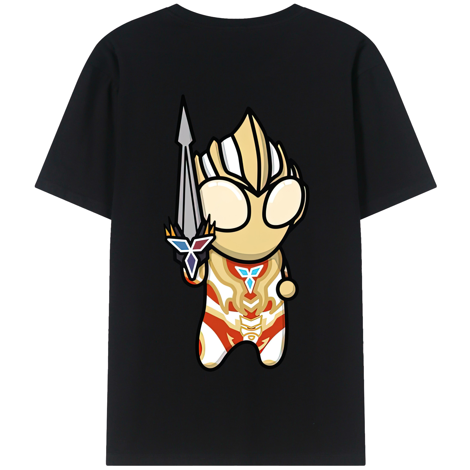 （画像用） ウルトラマン Ultraman 綿100％半袖Tシャツ（背面プリント）