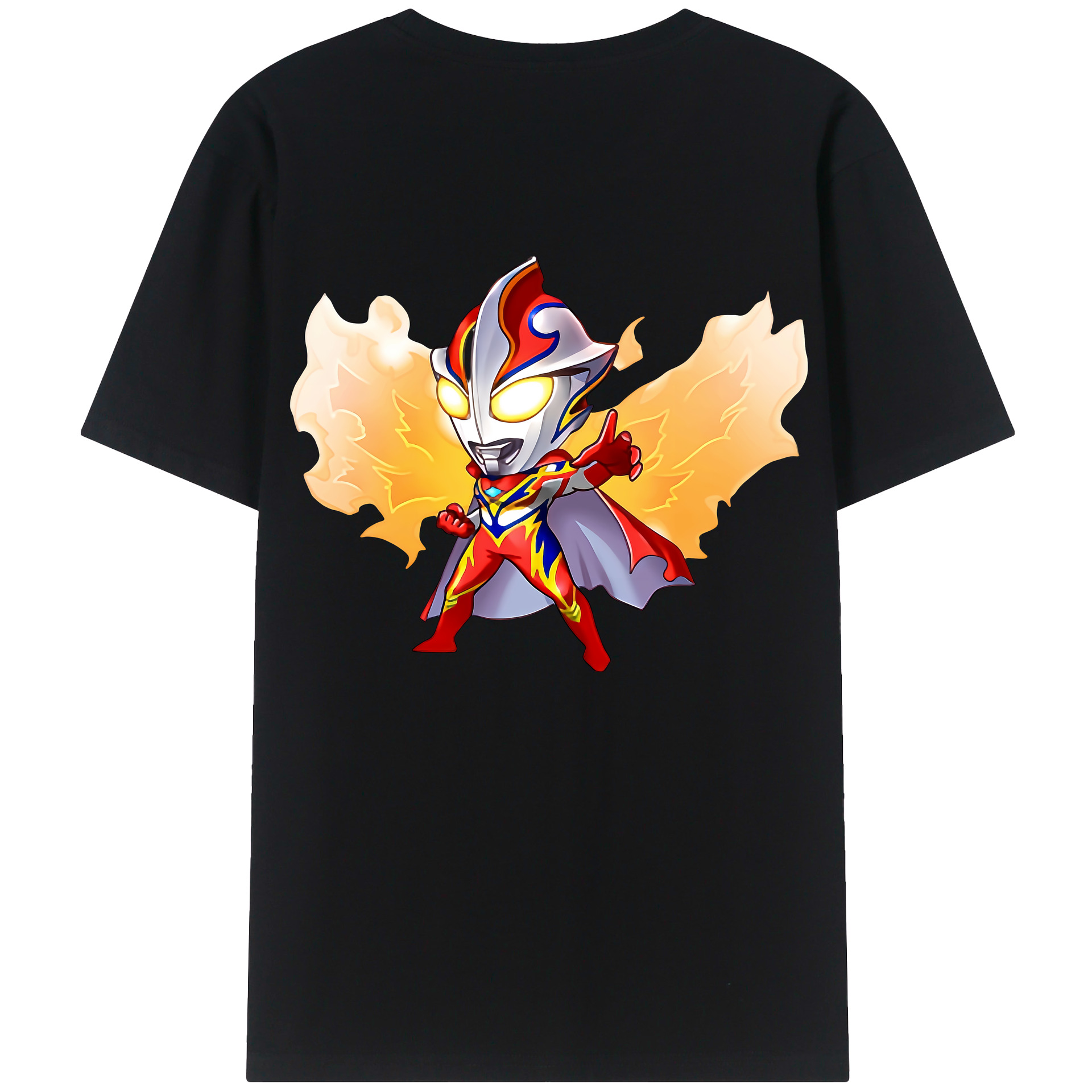 （画像用） ウルトラマン Ultraman 綿100％半袖Tシャツ（背面プリント）