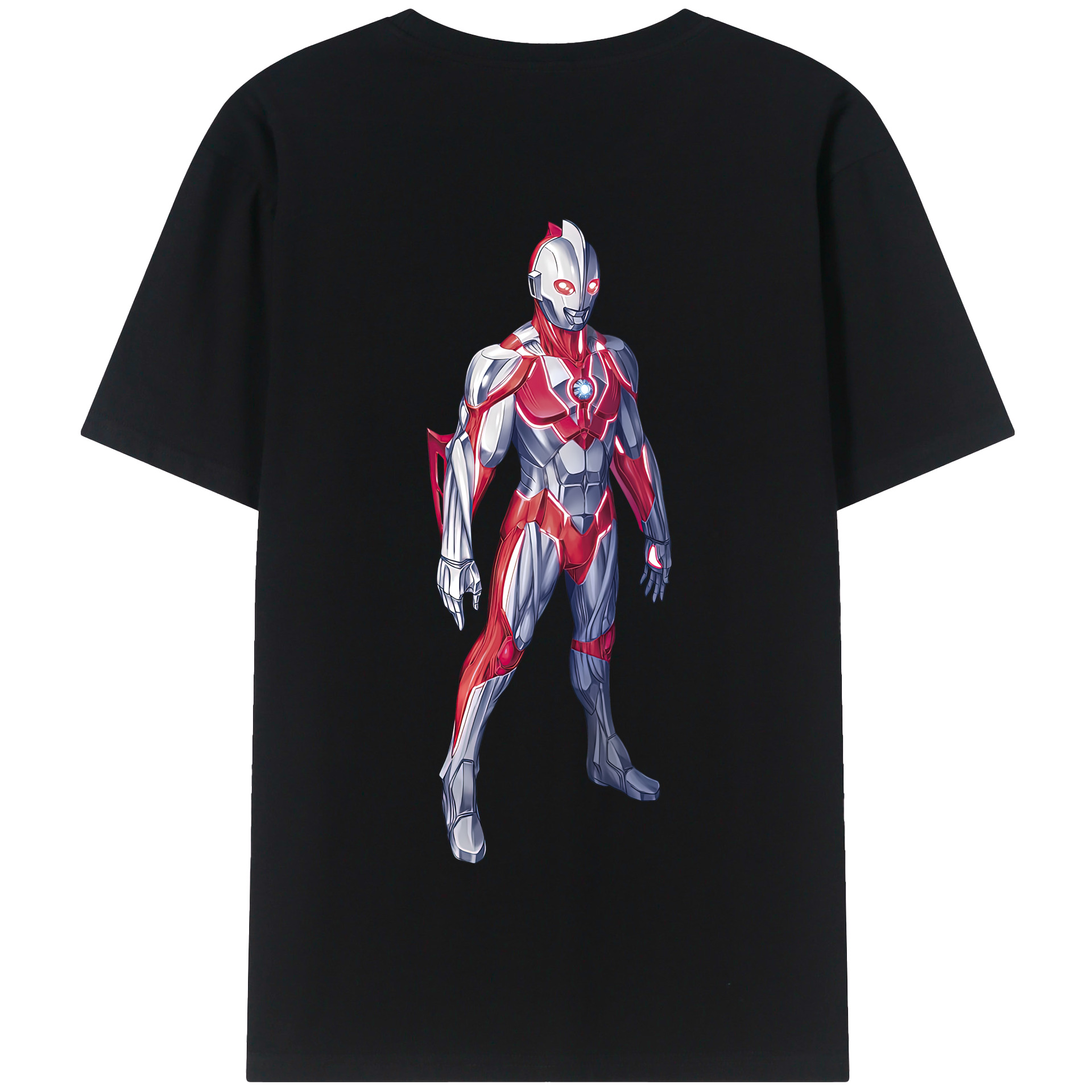 （画像用） ウルトラマン Ultraman 綿100％半袖Tシャツ（背面プリント）