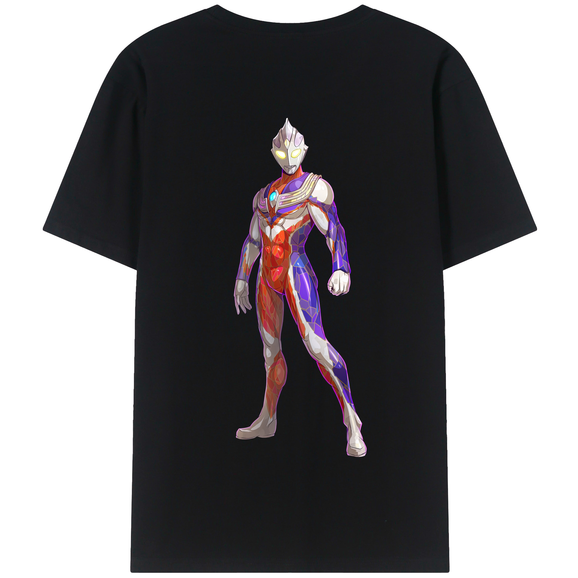 （画像用） ウルトラマン Ultraman 綿100％半袖Tシャツ（背面プリント）