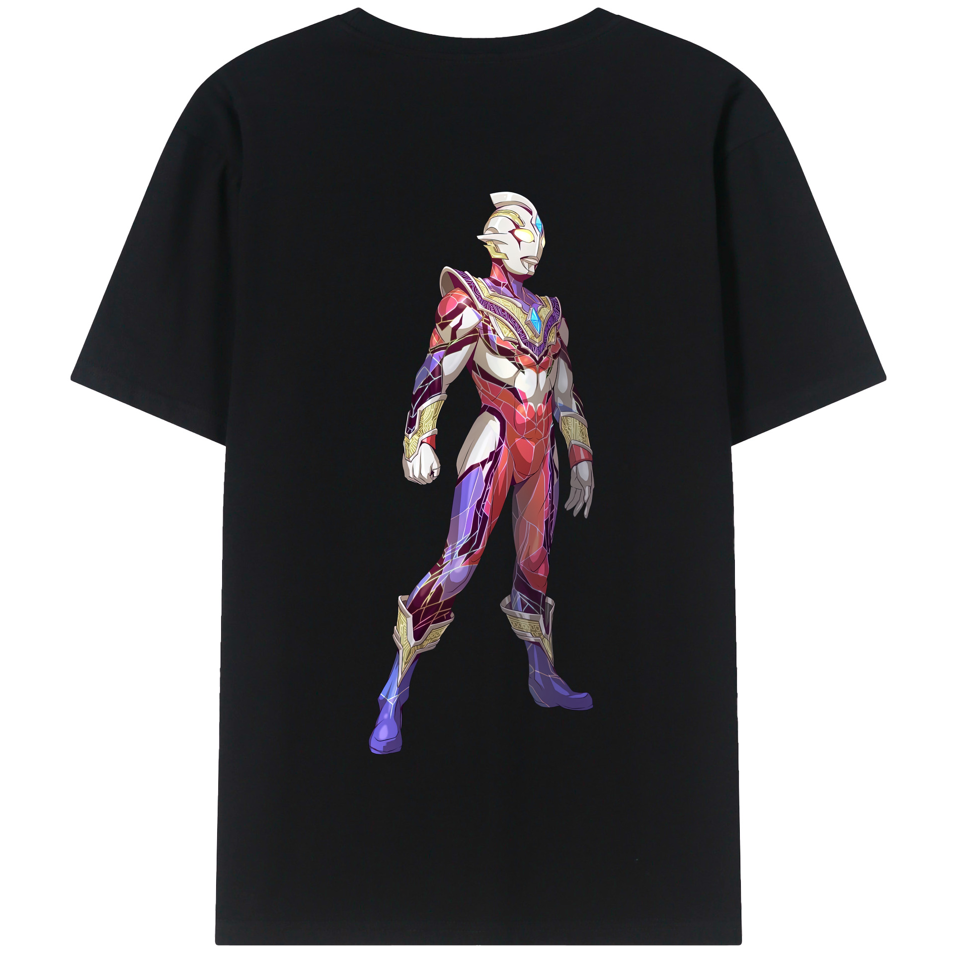 （画像用） ウルトラマン Ultraman 綿100％半袖Tシャツ（背面プリント）