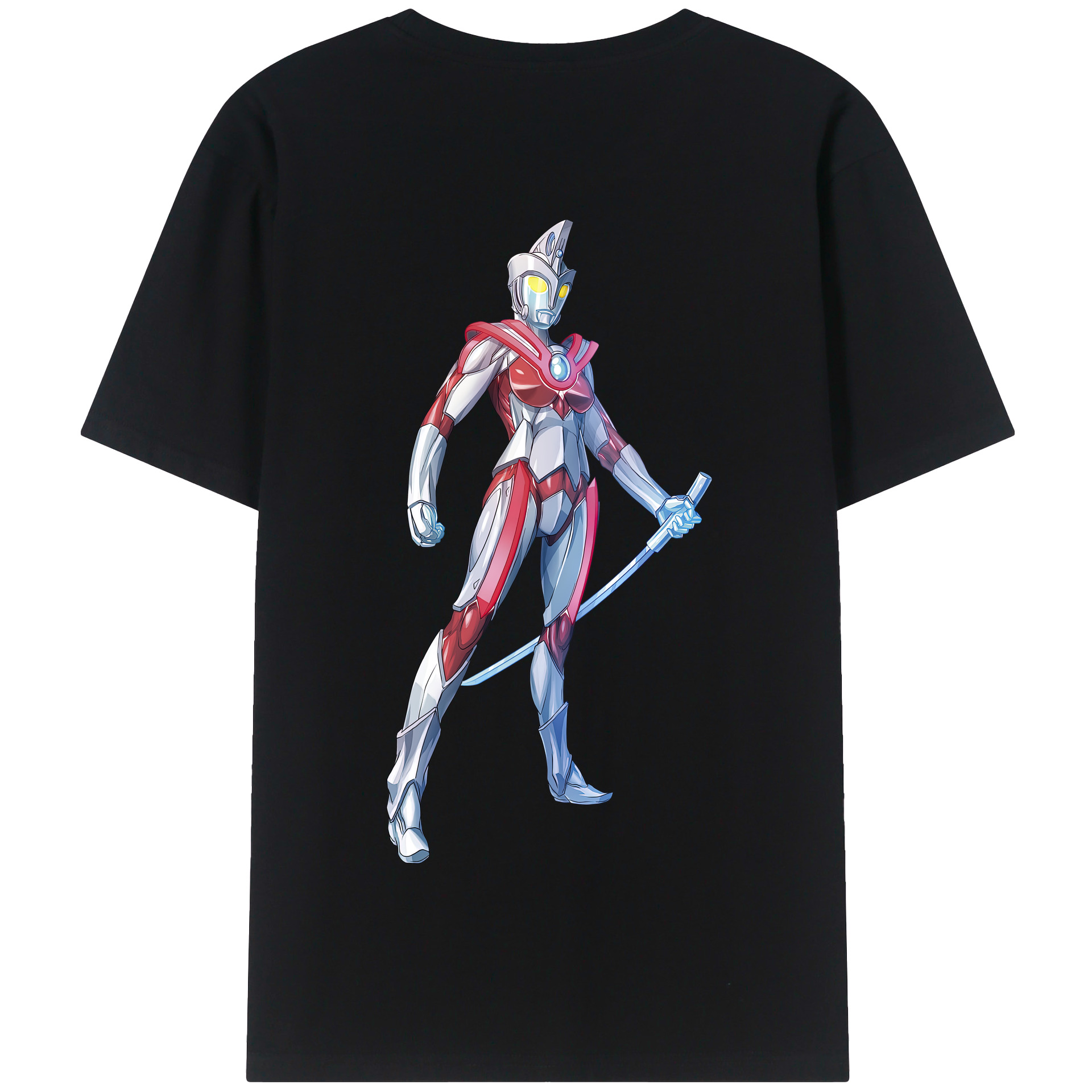 （画像用） ウルトラマン Ultraman 綿100％半袖Tシャツ（背面プリント）