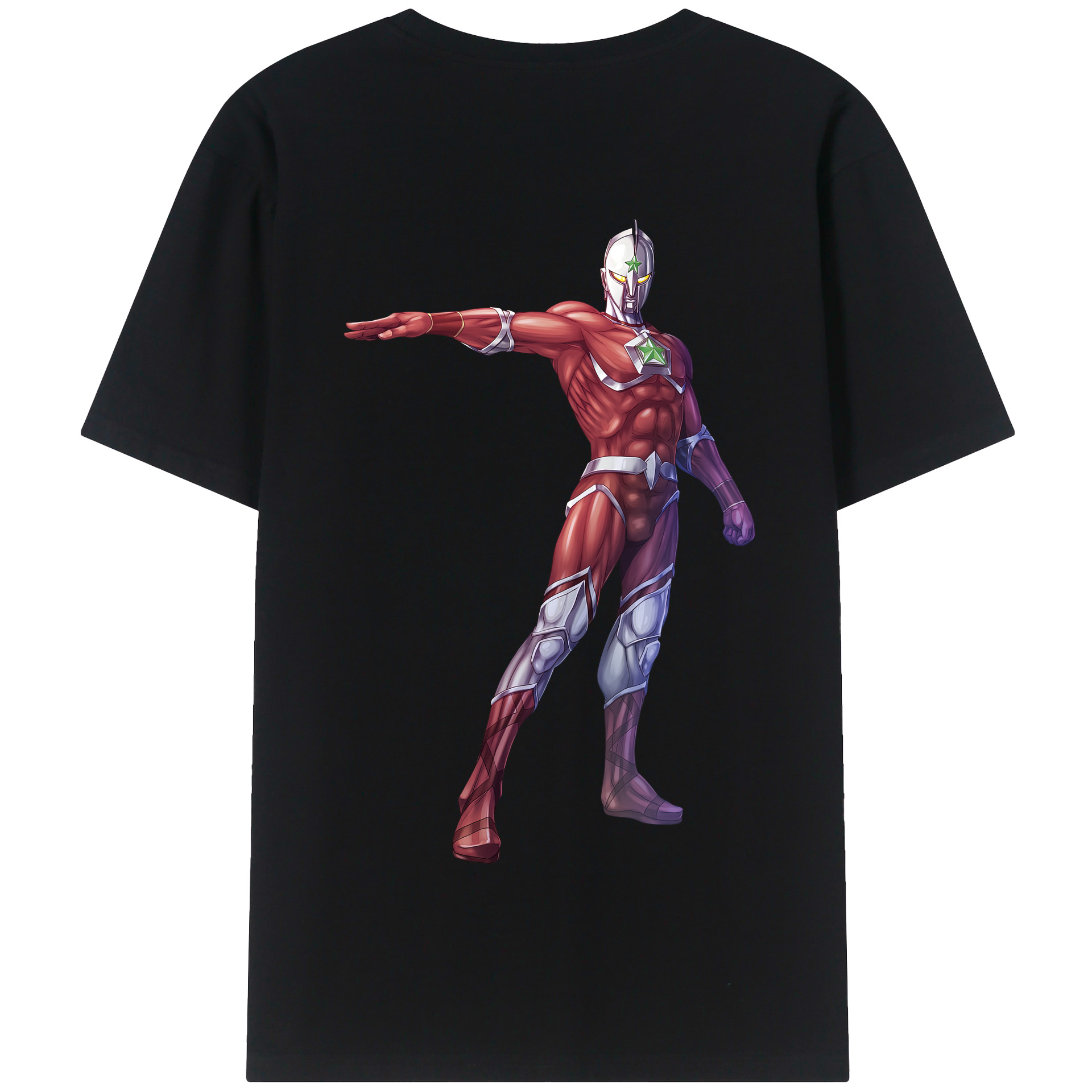 （画像用） ウルトラマン Ultraman 綿100％半袖Tシャツ（背面プリント）
