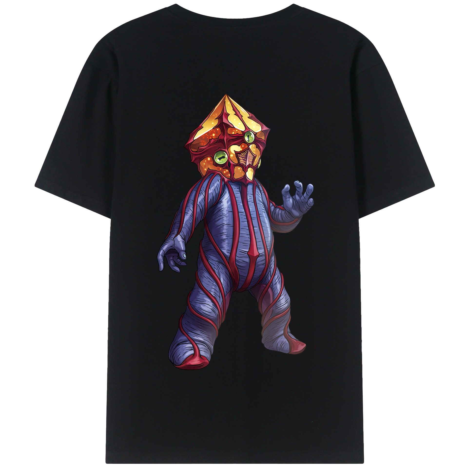 （画像用） ウルトラマン Ultraman 綿100％半袖Tシャツ（背面プリント）