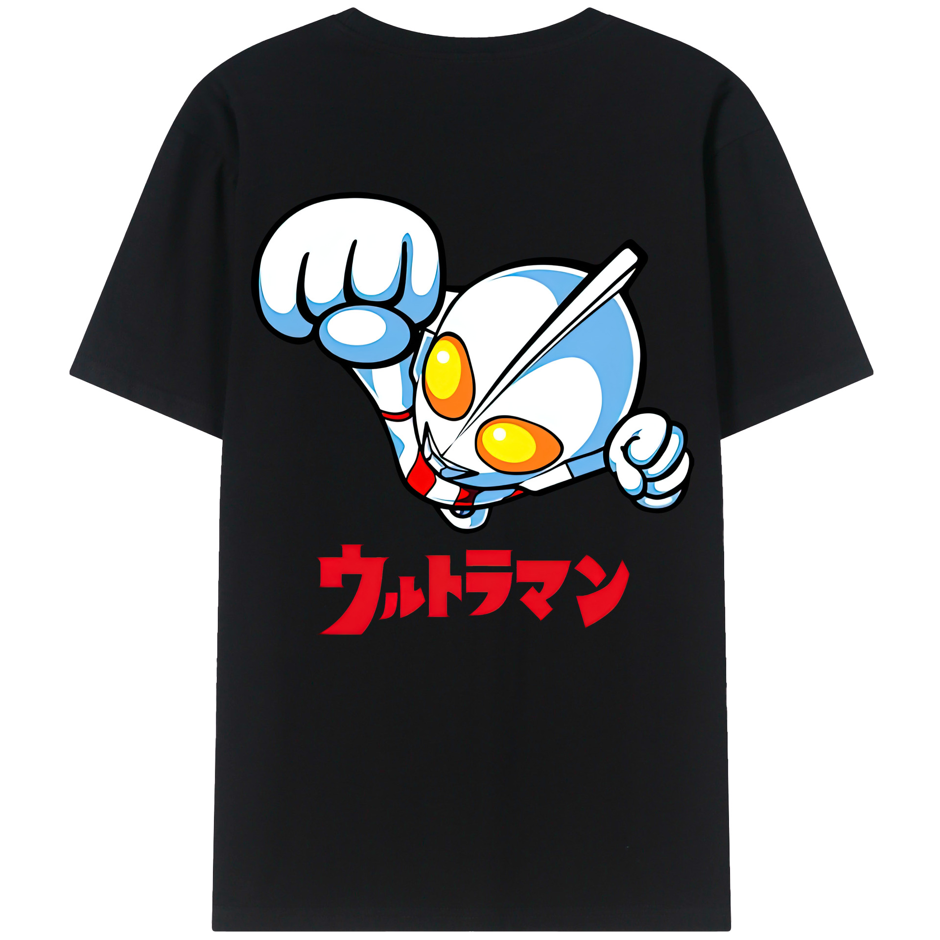 （画像用） ウルトラマン Ultraman 綿100％半袖Tシャツ（背面プリント）