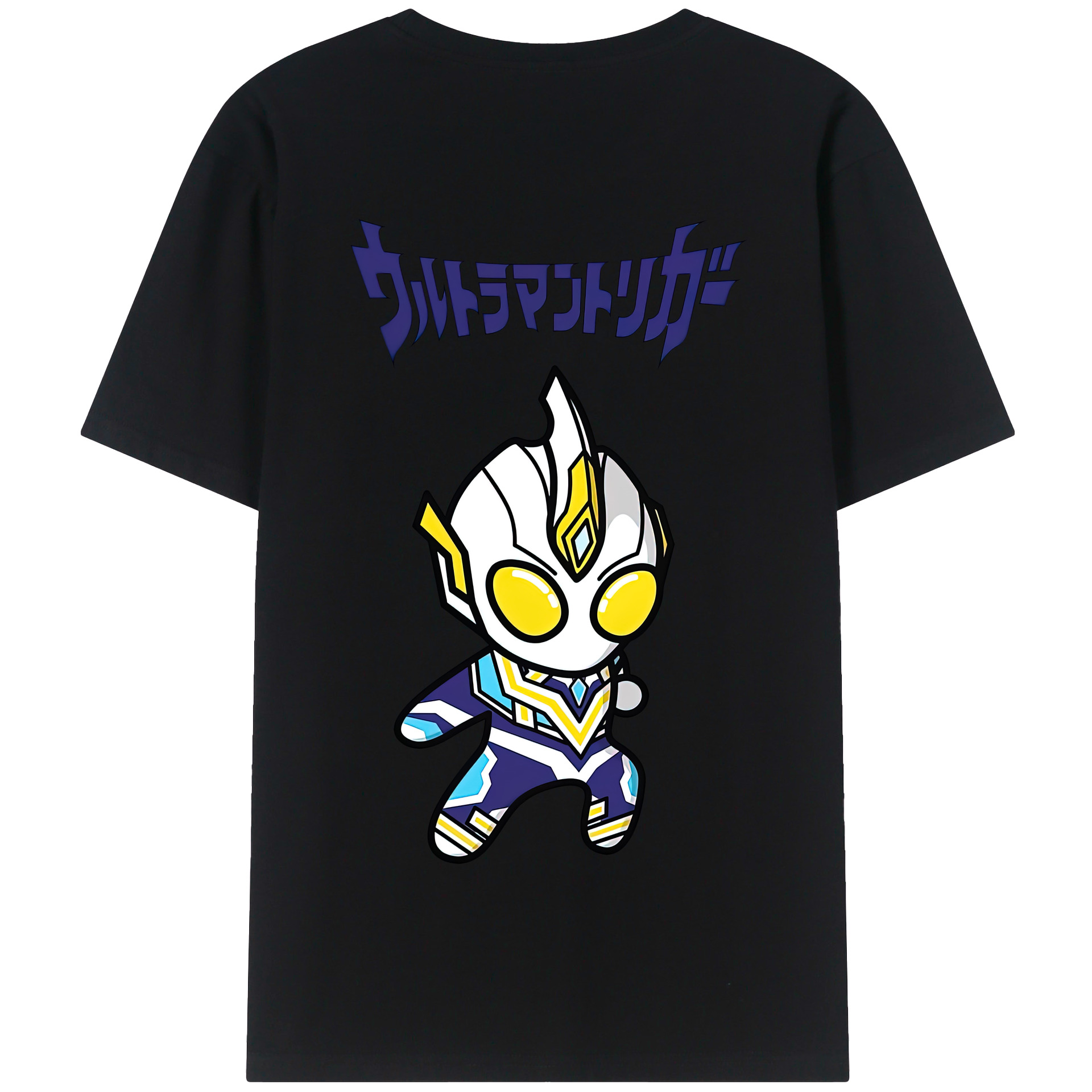 （画像用） ウルトラマン Ultraman 綿100％半袖Tシャツ（背面プリント）