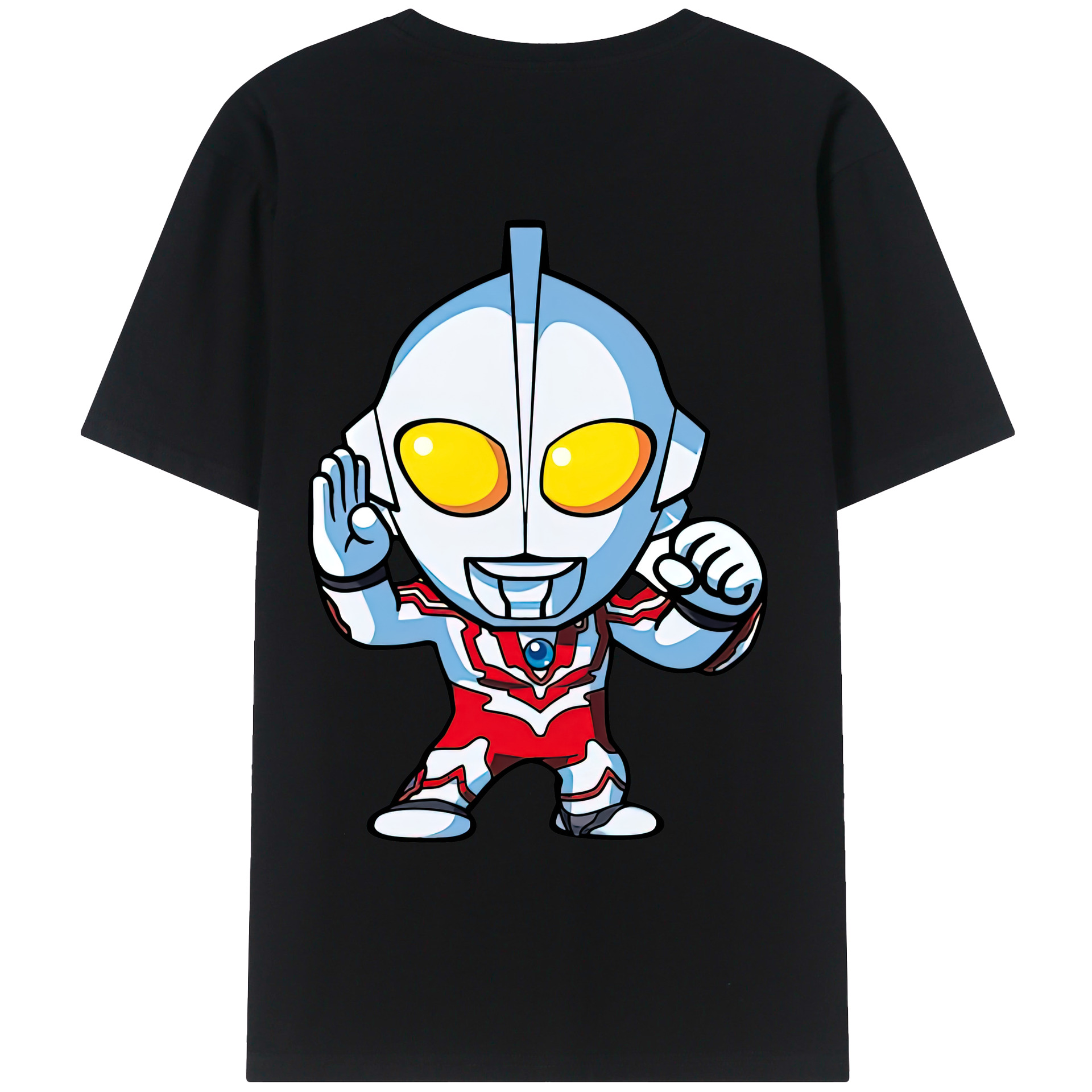（画像用） ウルトラマン Ultraman 綿100％半袖Tシャツ（背面プリント）