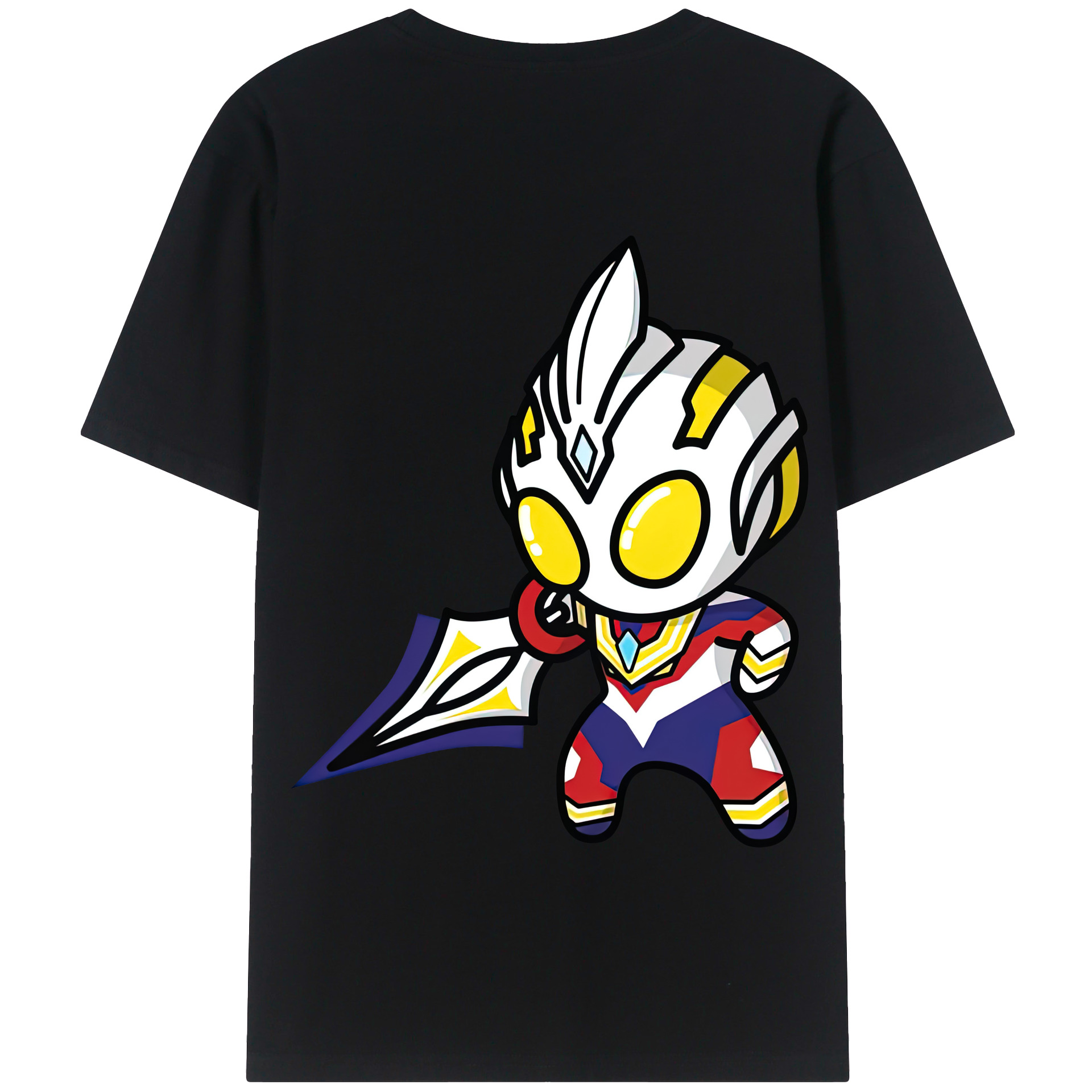 （画像用） ウルトラマン Ultraman 綿100％半袖Tシャツ（背面プリント）