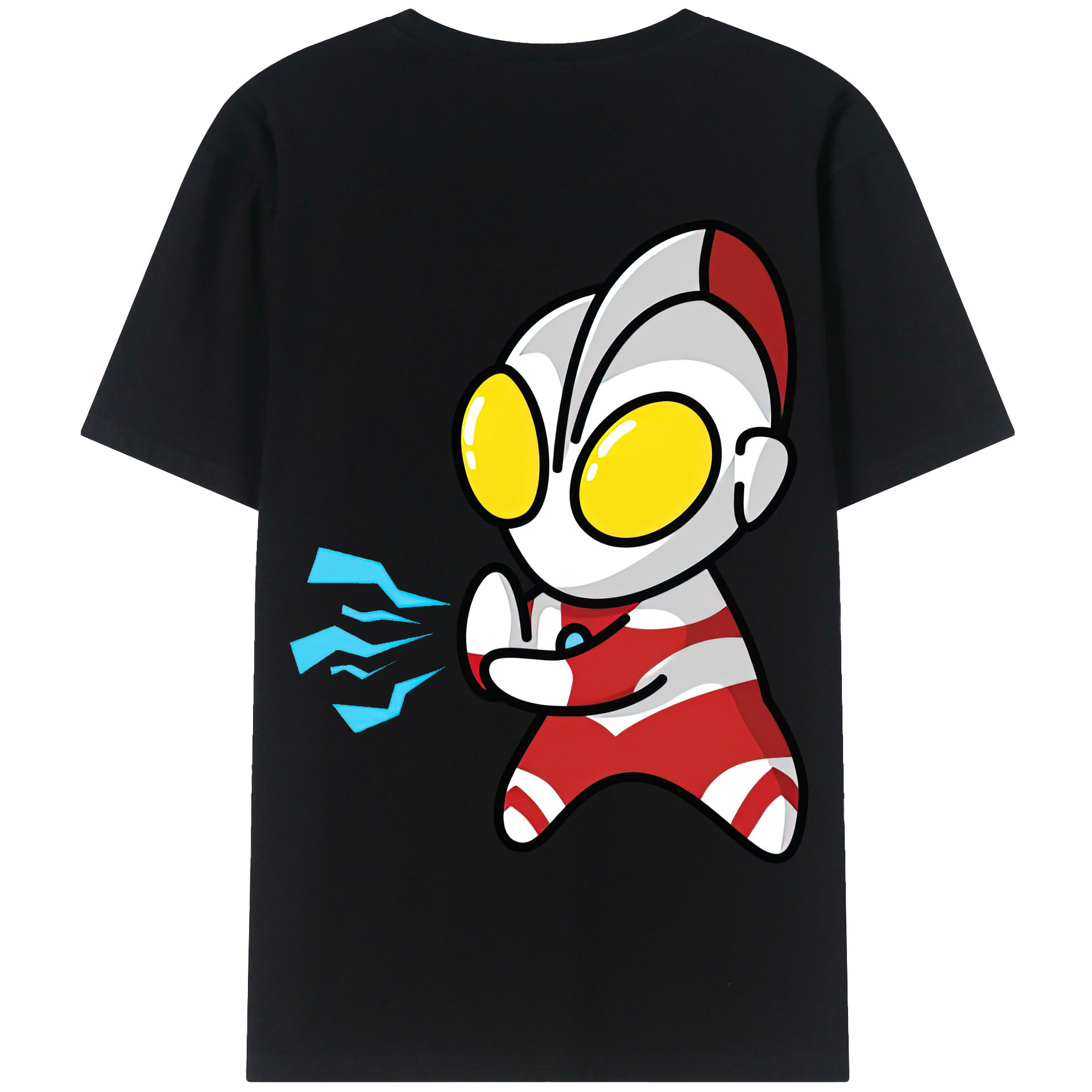 （画像用） ウルトラマン Ultraman 綿100％半袖Tシャツ（背面プリント）