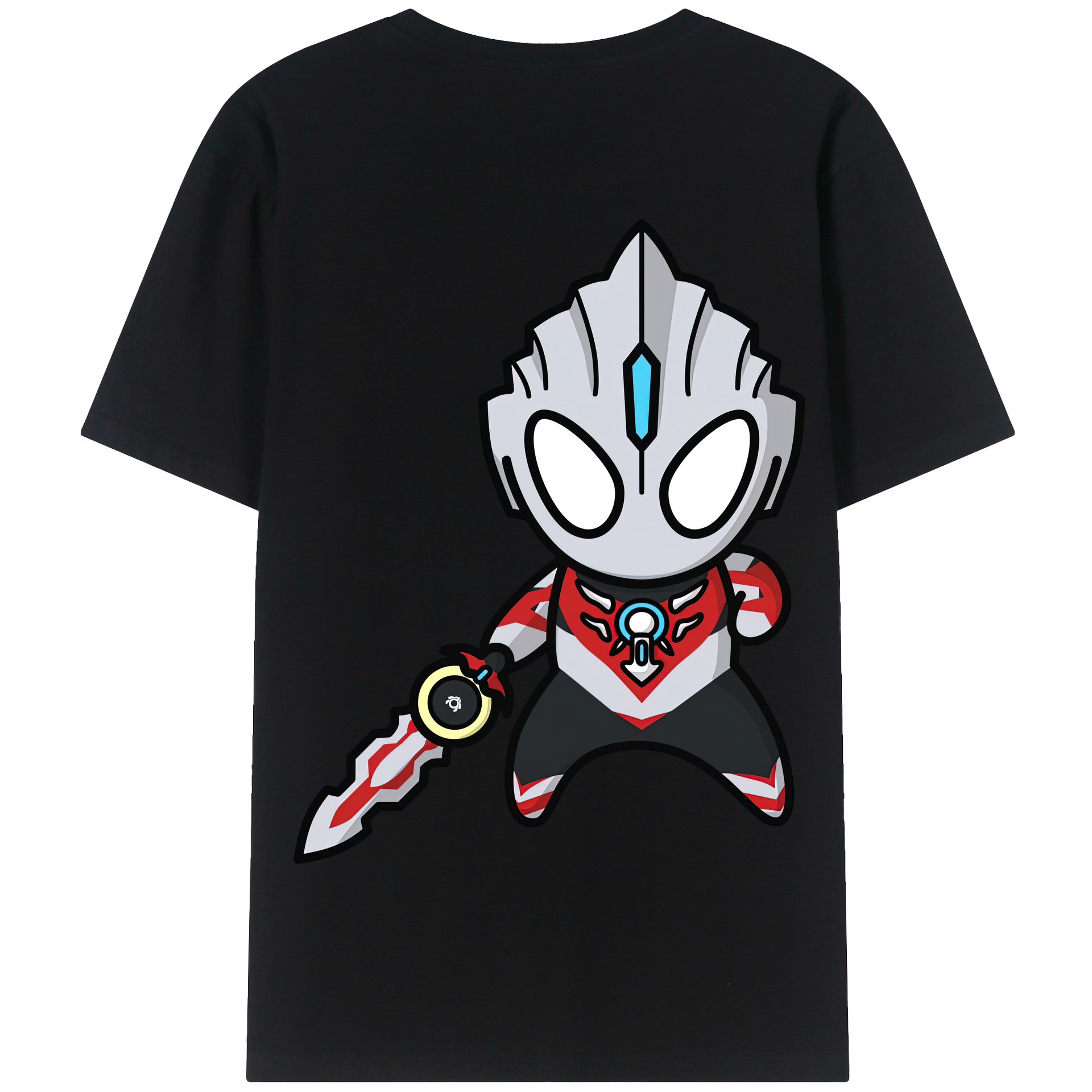 （画像用） ウルトラマン Ultraman 綿100％半袖Tシャツ（背面プリント）