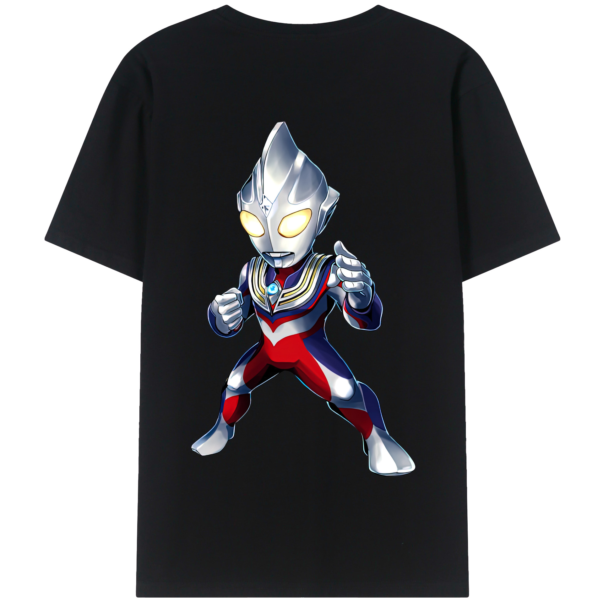 （画像用） ウルトラマン Ultraman 綿100％半袖Tシャツ（背面プリント）