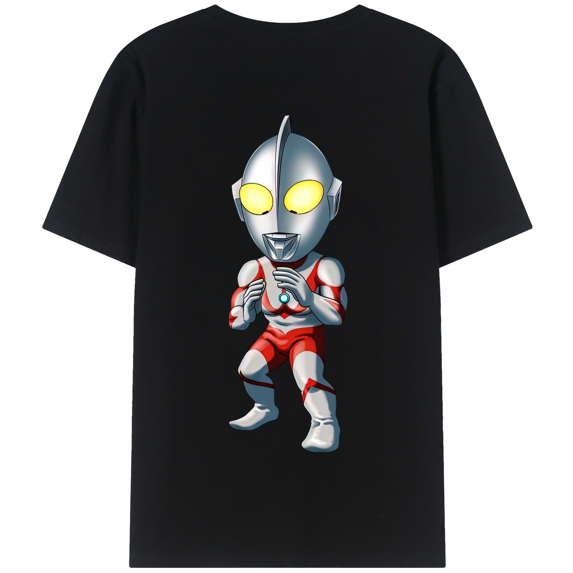 （画像用） ウルトラマン Ultraman 綿100％半袖Tシャツ（背面プリント）